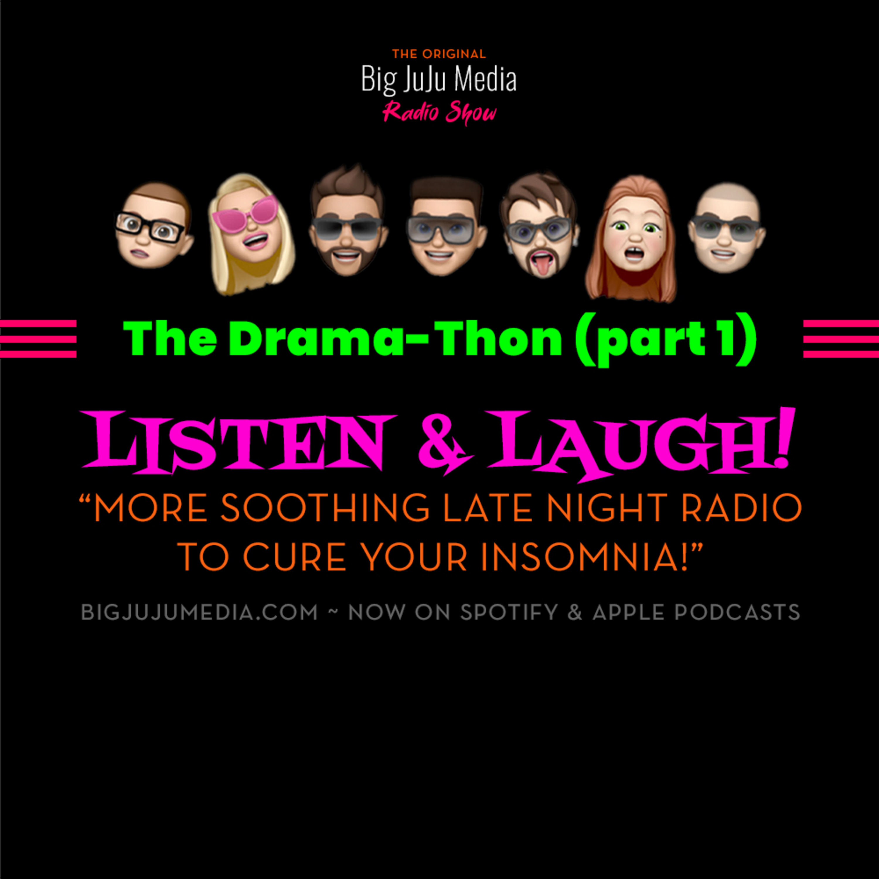 SHOW #1730 The Drama-Thon (part 1) with Katherine Damiana Milieu, Pastor Pernid Ferner, Jonathon Knightsbridge, and, of course, Glenda episode artwork