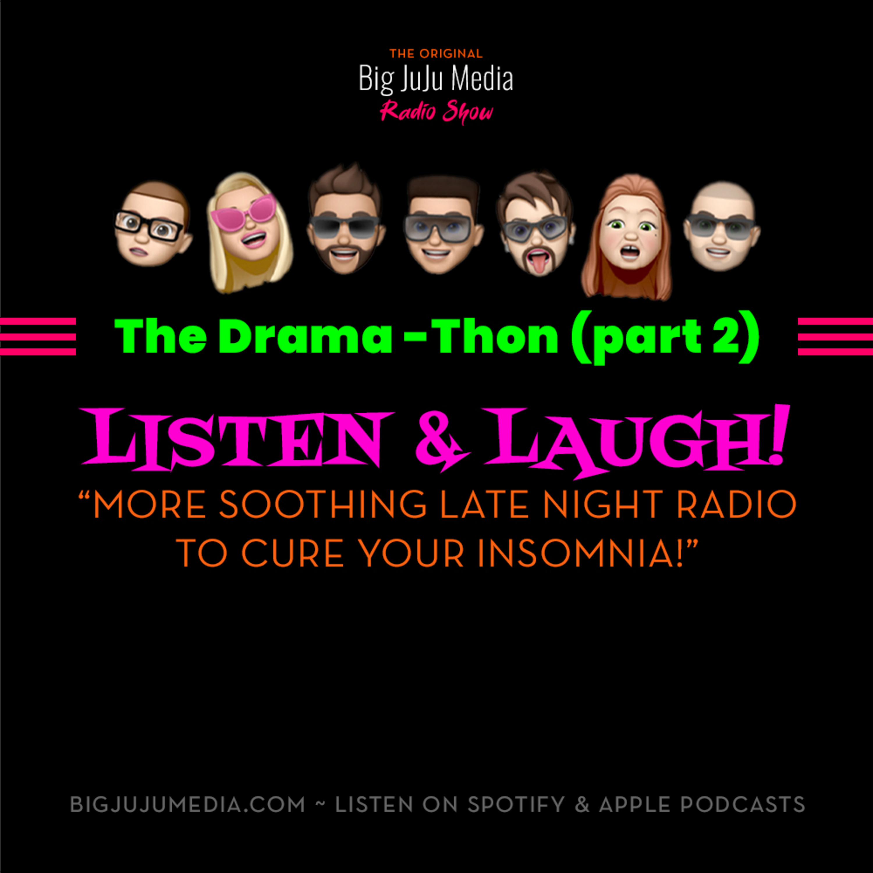 SHOW #1731 The Drama-Thon (part 2) with Katherine Damiana Milieu, Pastor Pernid Ferner, Jonathon Knightsbridge, and, of course, Glenda episode artwork