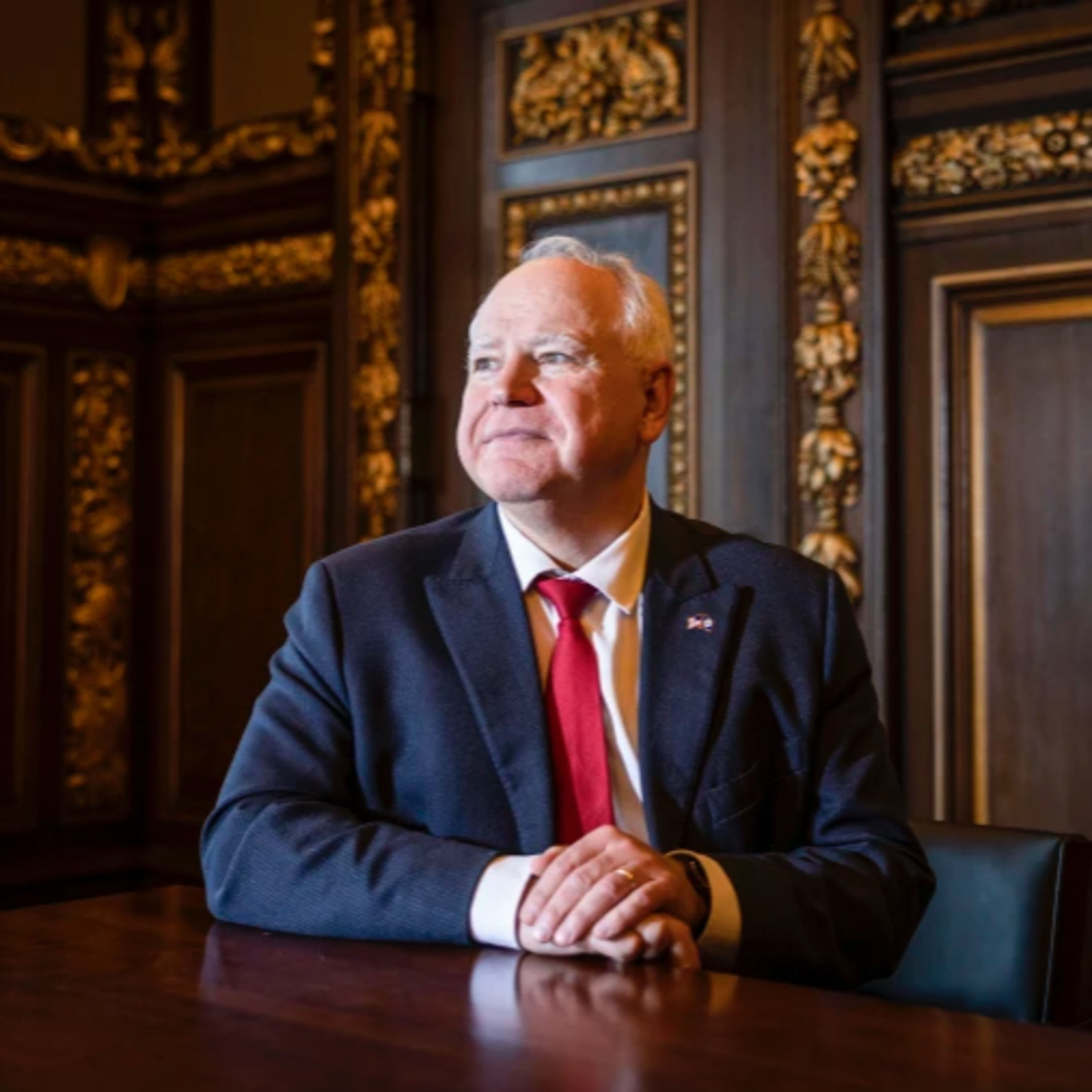 There’s nothing weird about Governor Tim Walz episode artwork