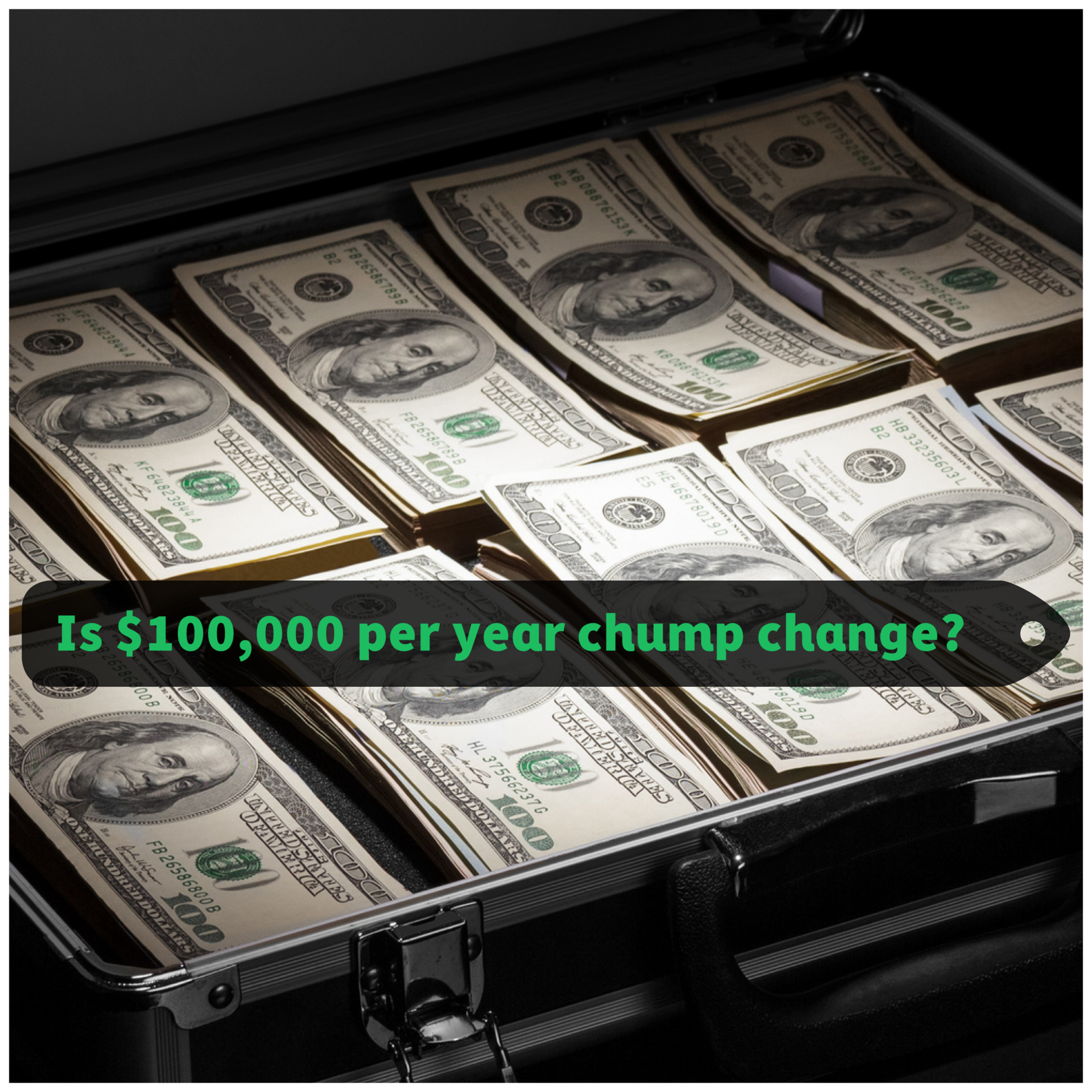 Is $100,000 per year chump change? 💰 episode artwork