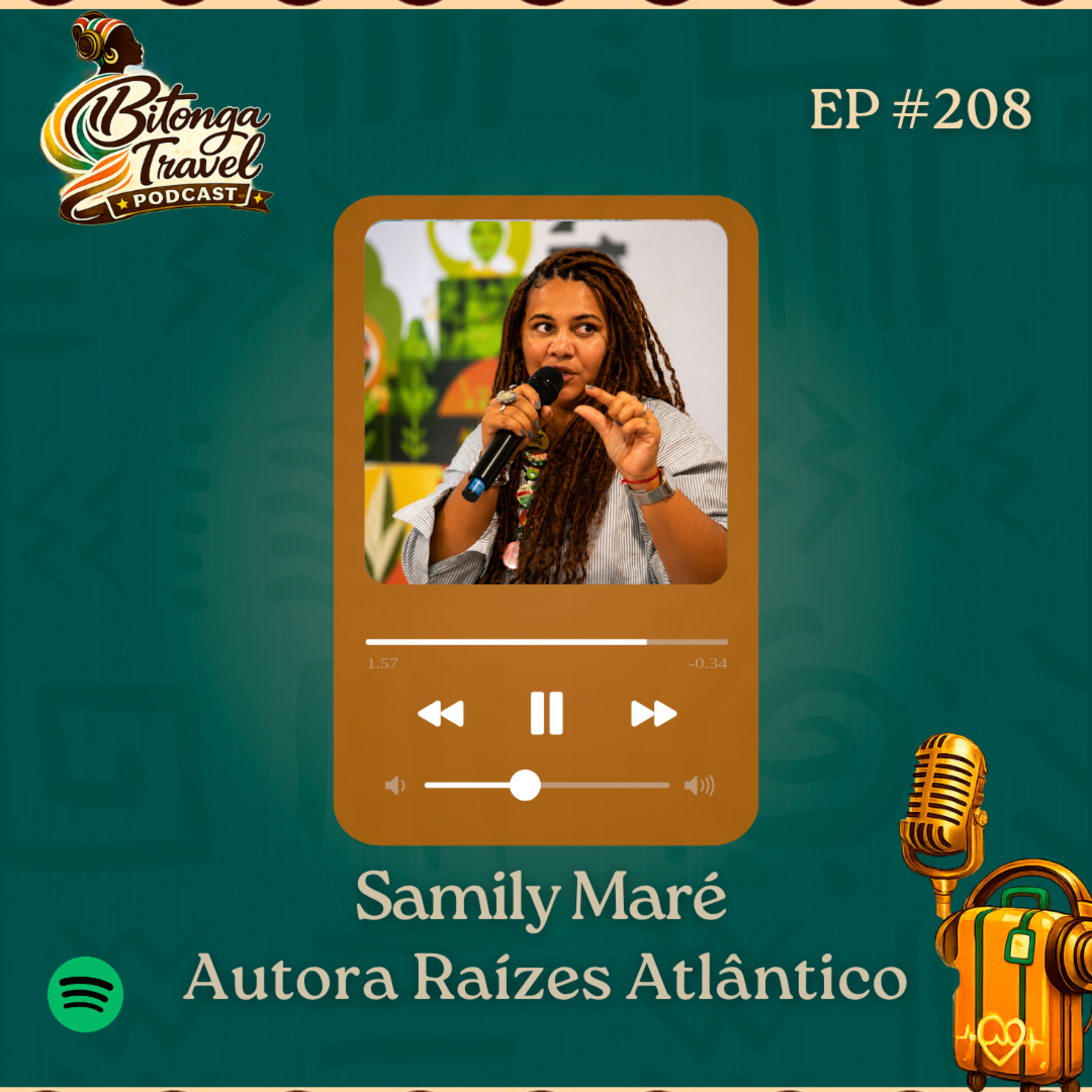 Episódio 208-Samily Maré autora RAÍZES DO ATLÂNTICO episode artwork