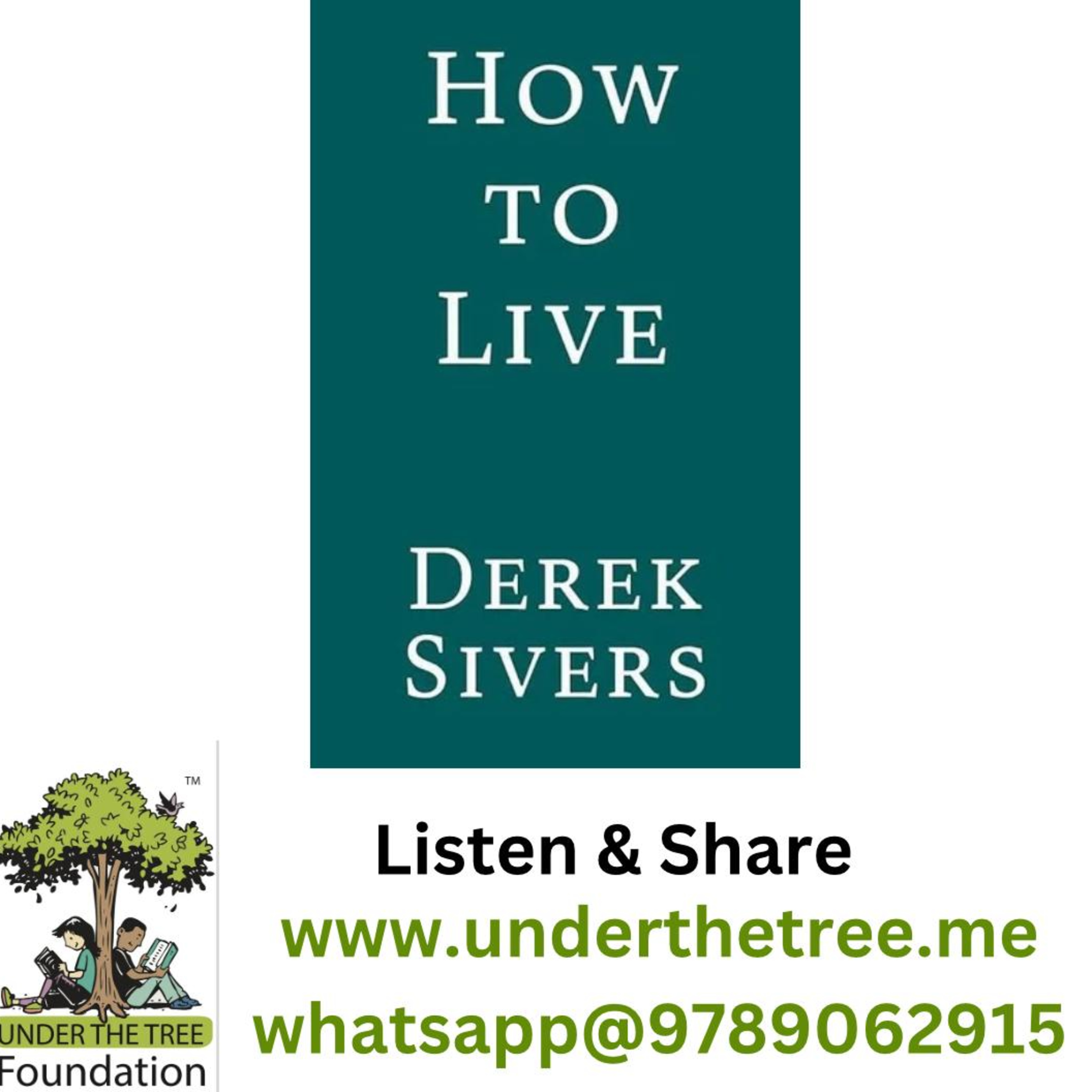 How To Live By Derek Sivers episode artwork