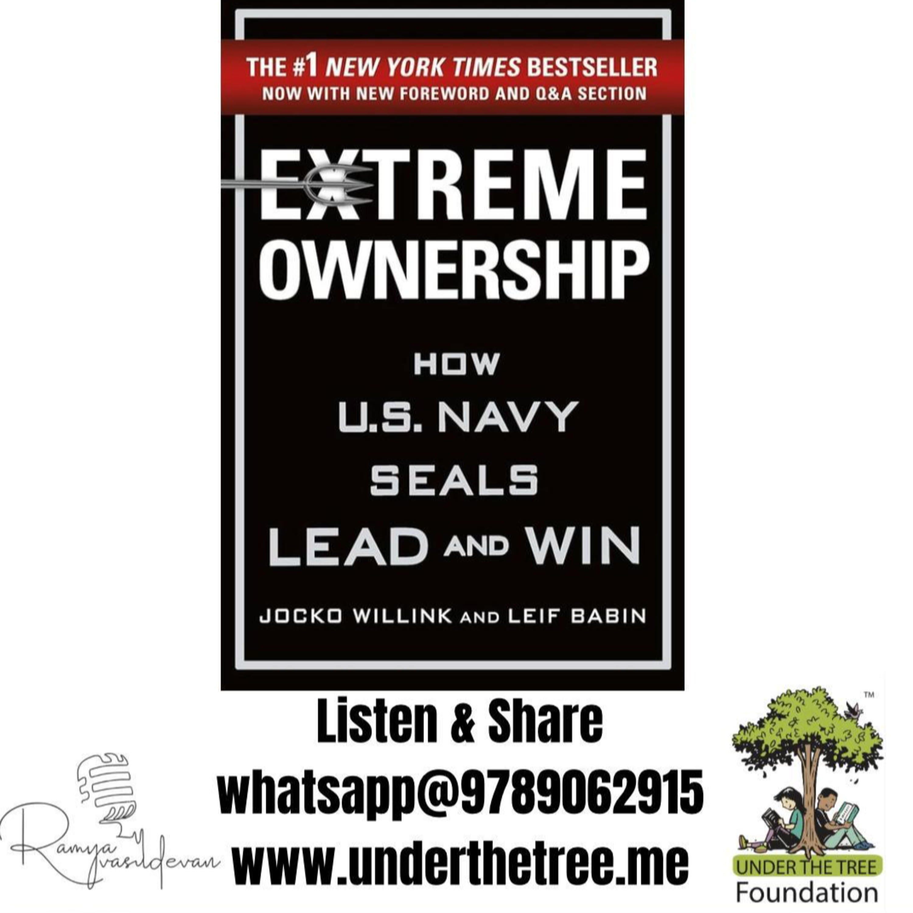 Extreme Ownership - How US Navy seals Lead and Win by Jocko Willink and Leif Babin - Book Summary episode artwork