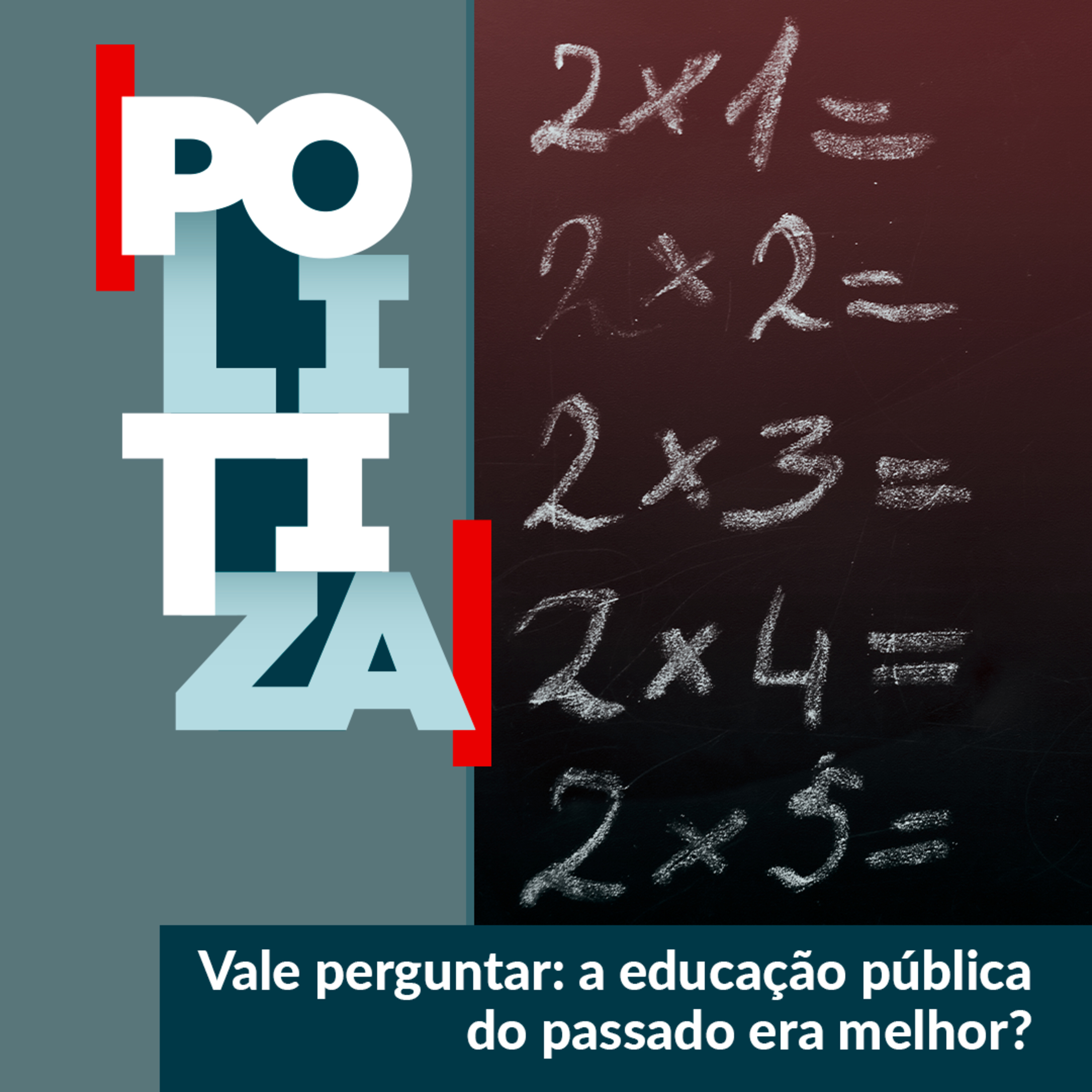 POLITIZA #80: VALE PERGUNTAR - A EDUCAÇÃO PÚBLICA DO PASSADO ERA MELHOR? episode artwork