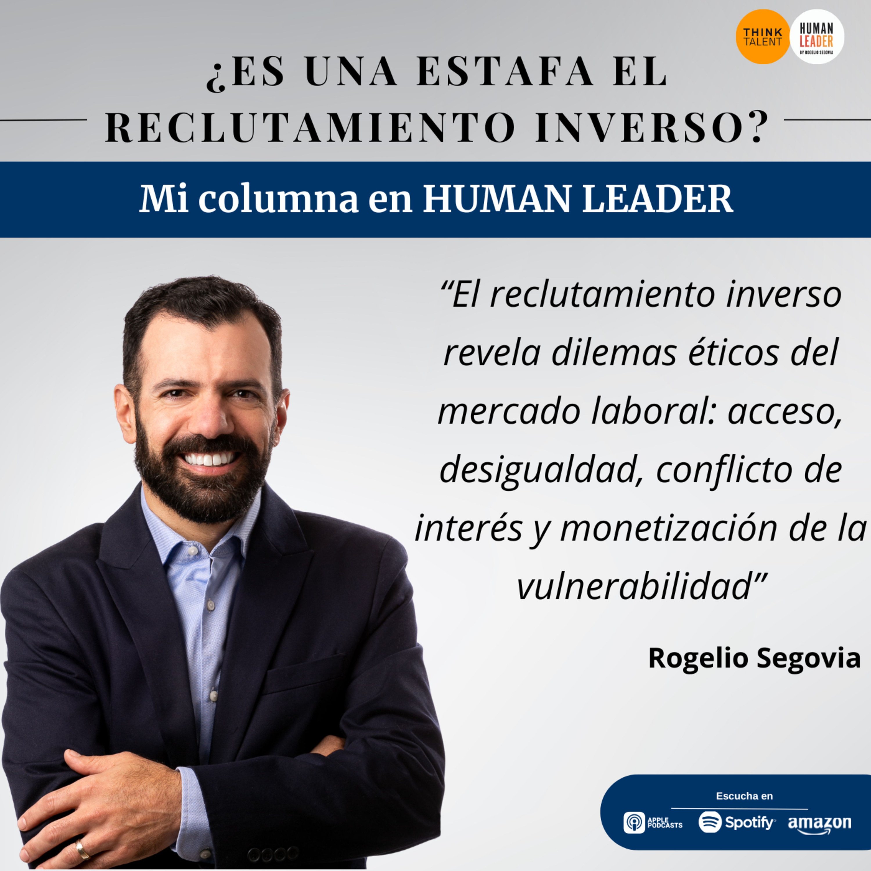 Portada de Human Leader by Rogelio Segovia
