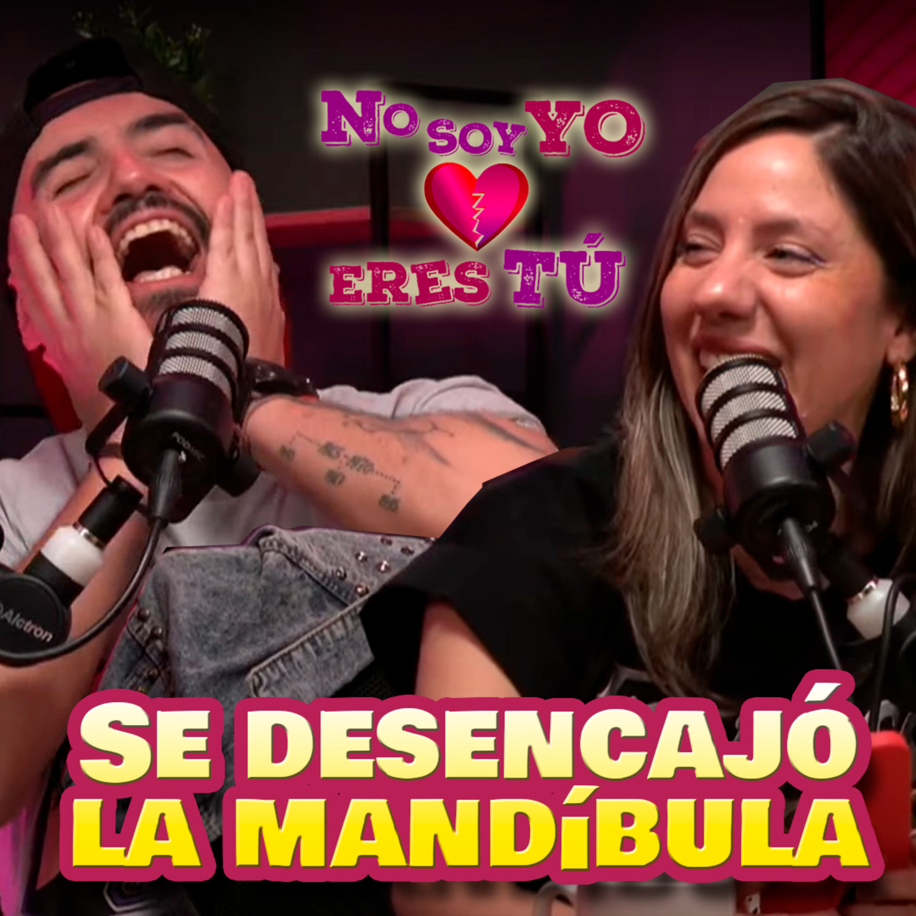 Se desencajó la mandíbula