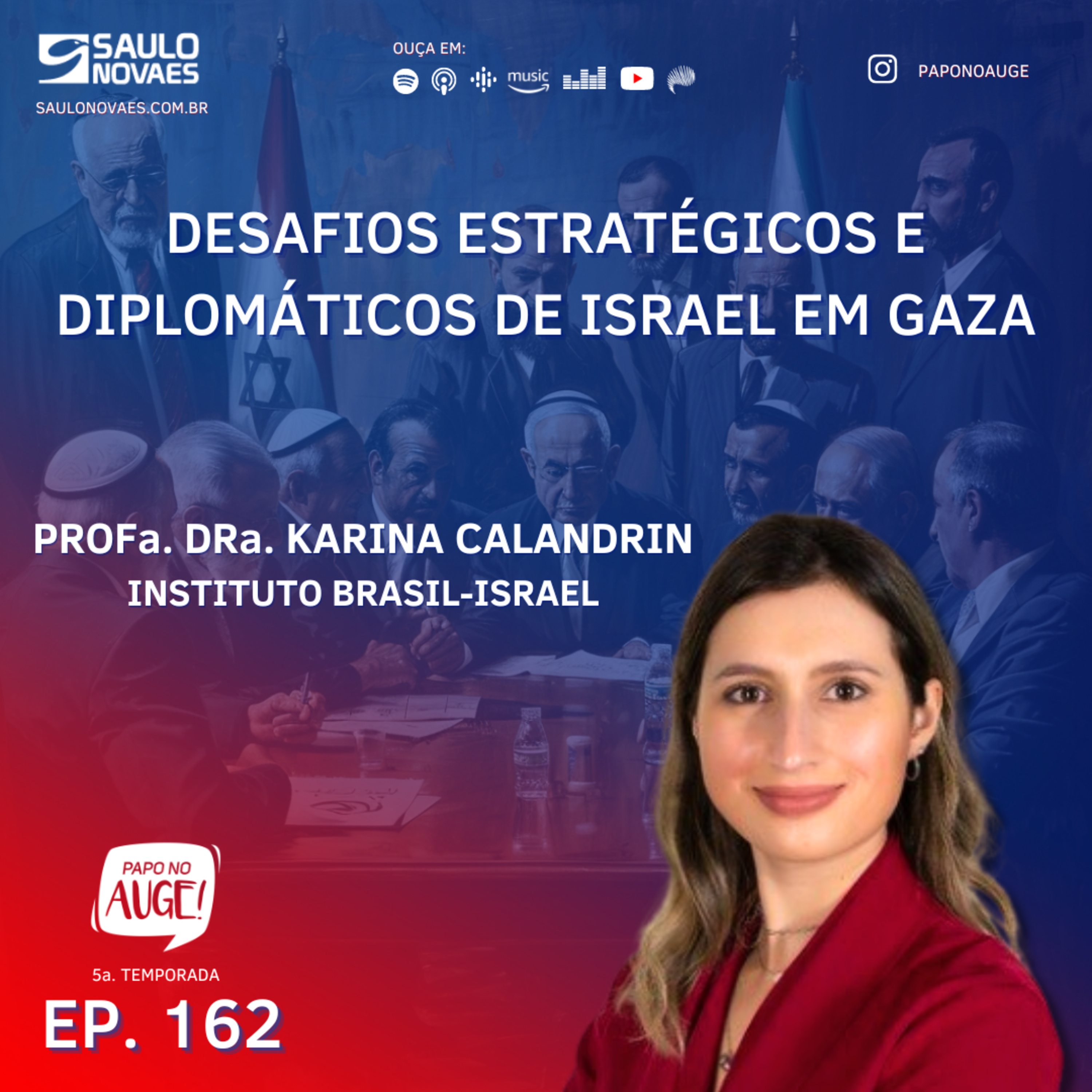Ep. 162 - Desafios estratégicos e diplomáticos de Israel em Gaza episode artwork