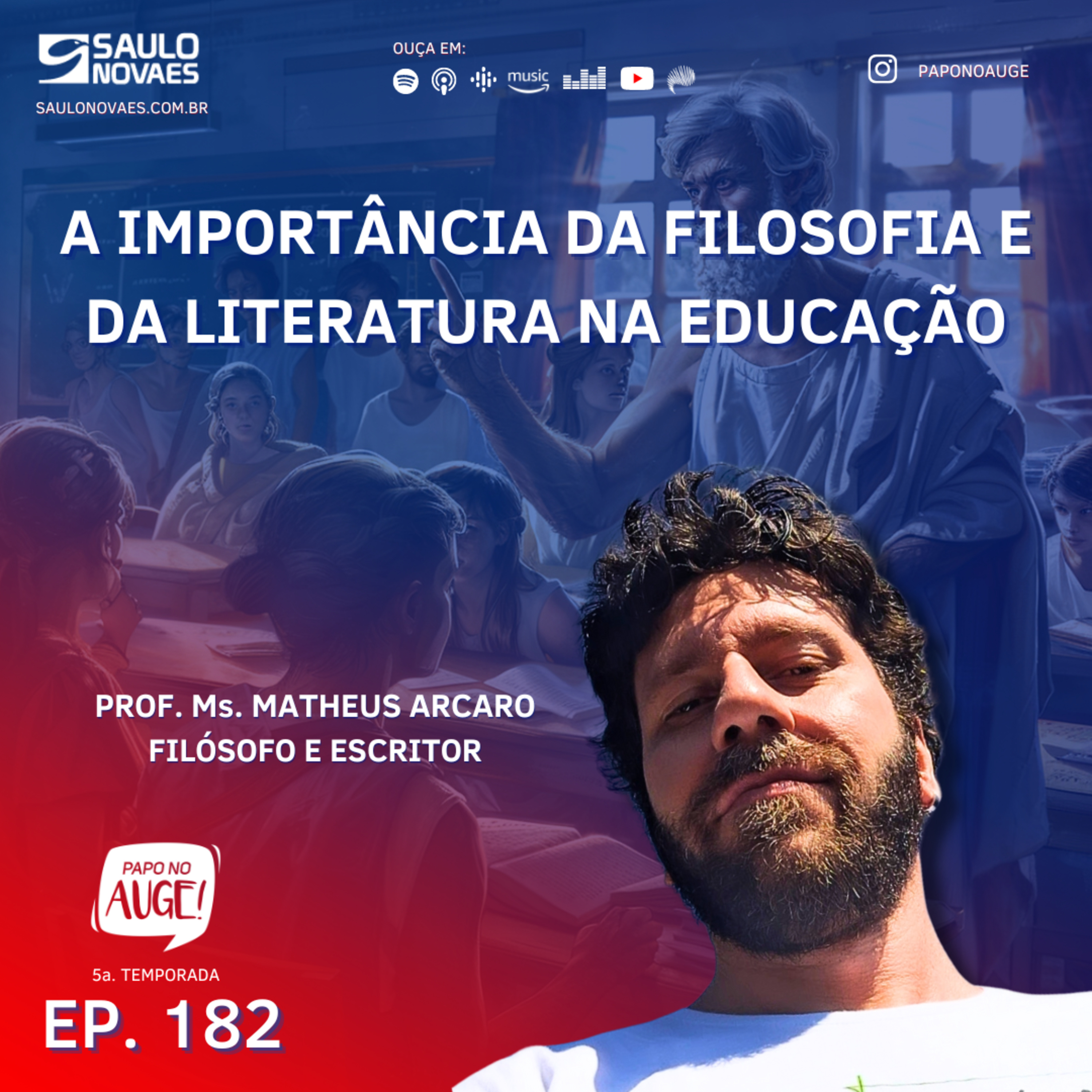 Ep. 182 - A importância da filosofia e da literatura na educação episode artwork
