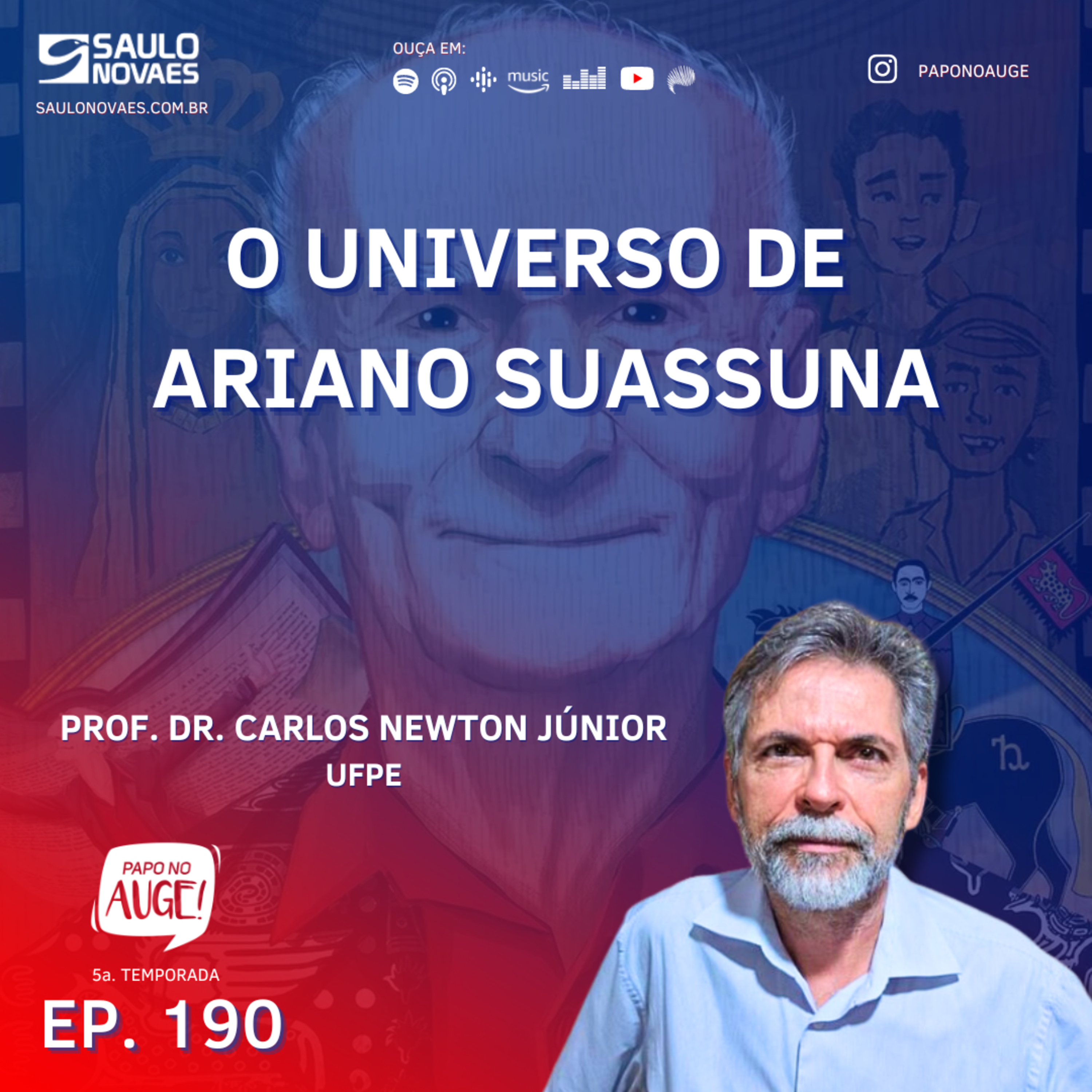 Ep. 190 - O universo de Ariano Suassuna episode artwork