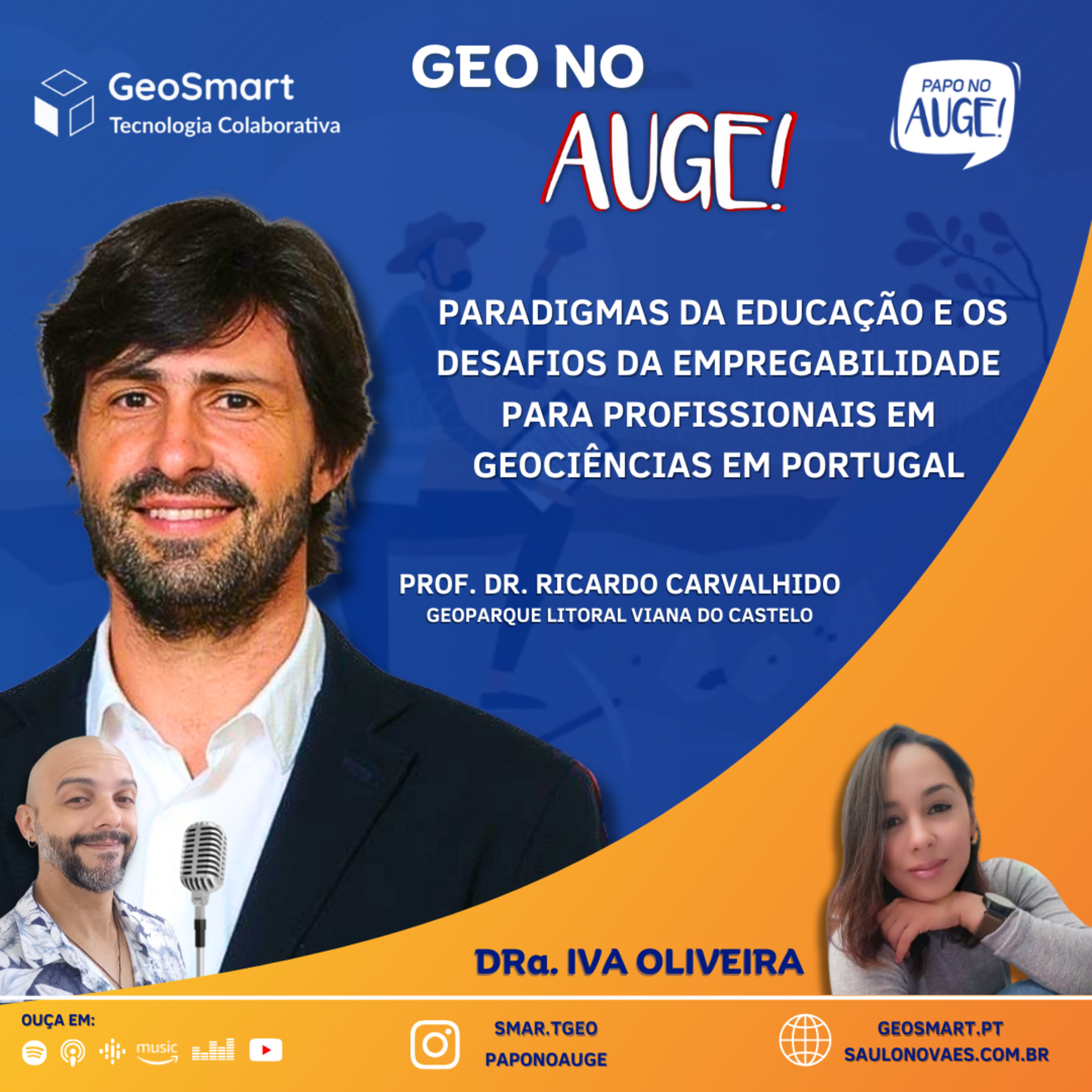 Geo no Auge! - Ep. 07: Paradigmas da educação e os desafios da empregabilidade para profissionais em geociências em Portugal - com Ricardo Carvalhido episode artwork