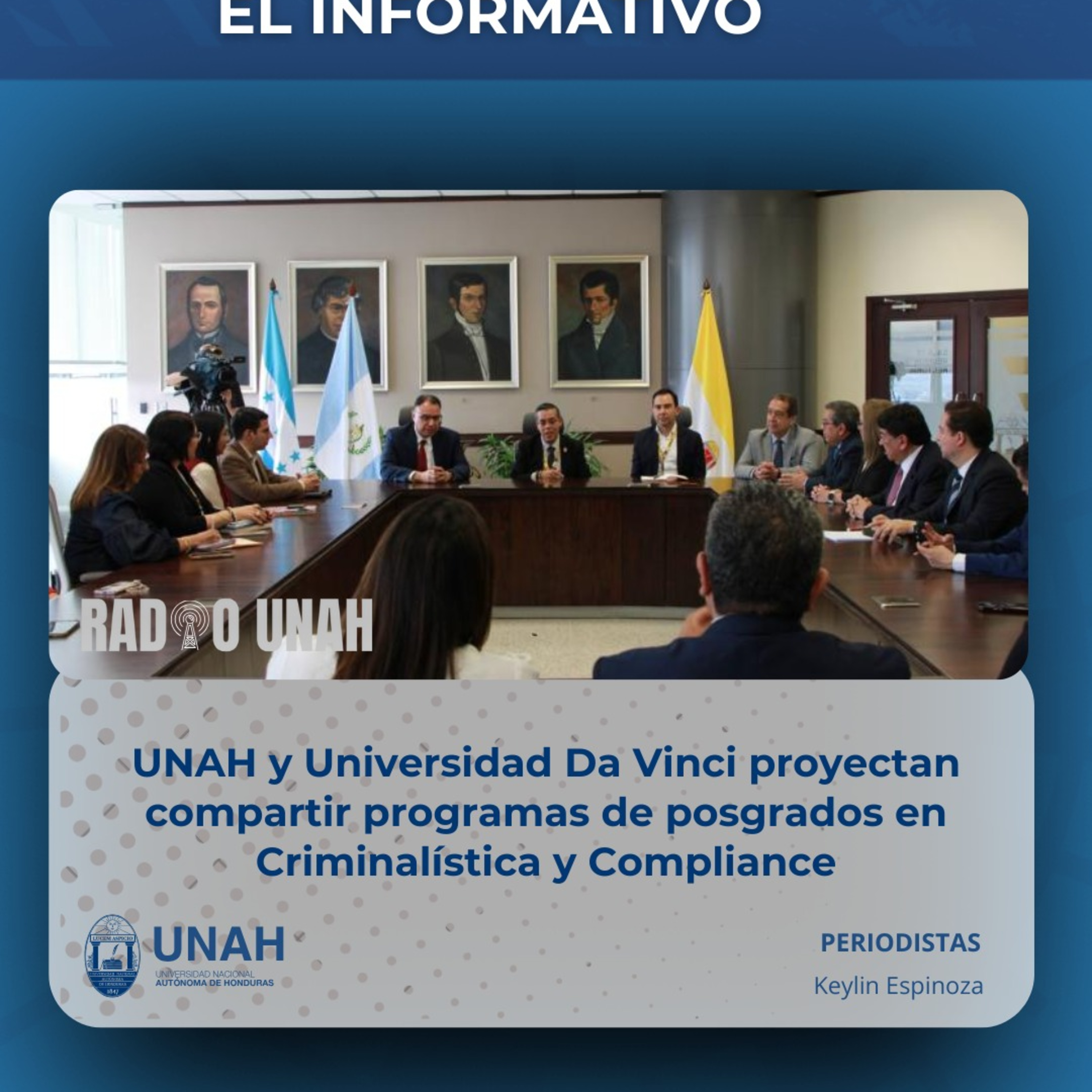 Portada de Podcast UNAH