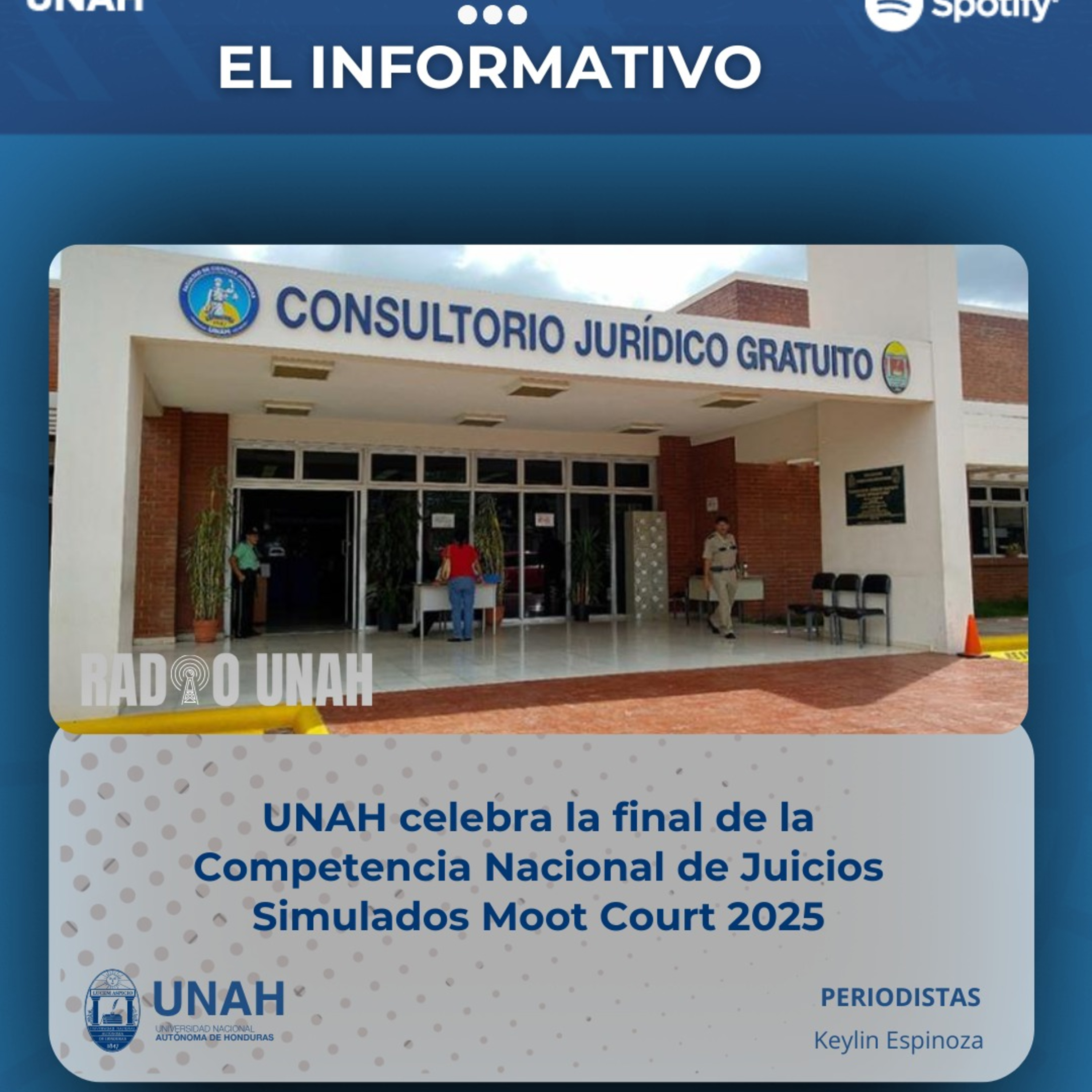 Portada de Podcast UNAH