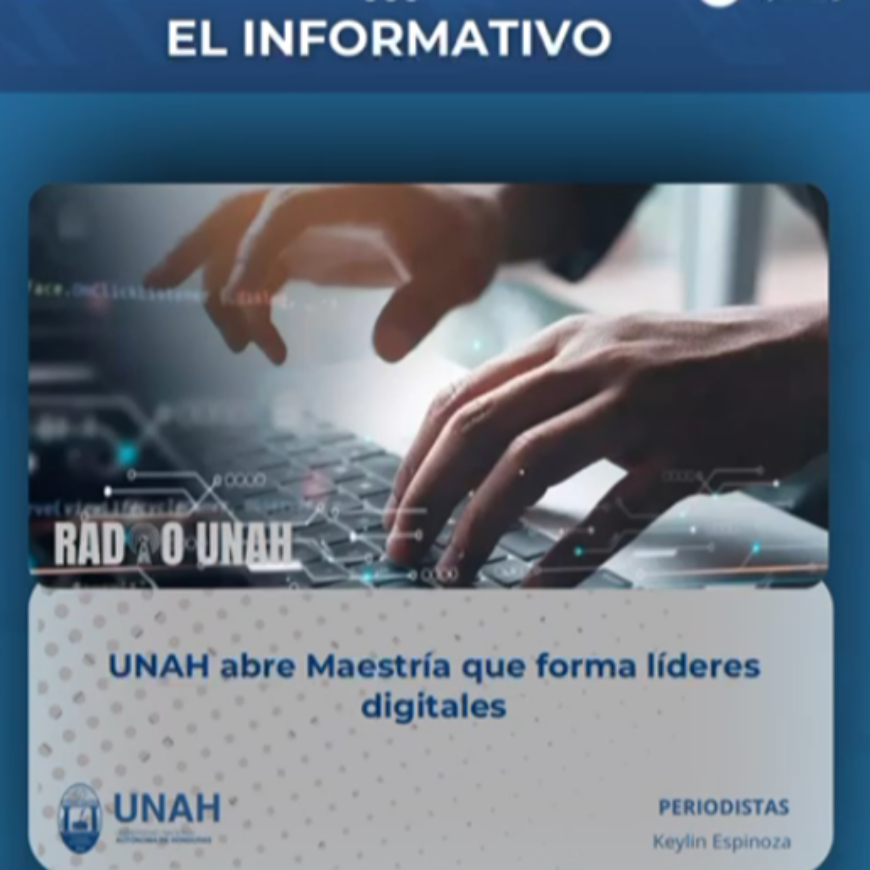 Portada de Podcast UNAH