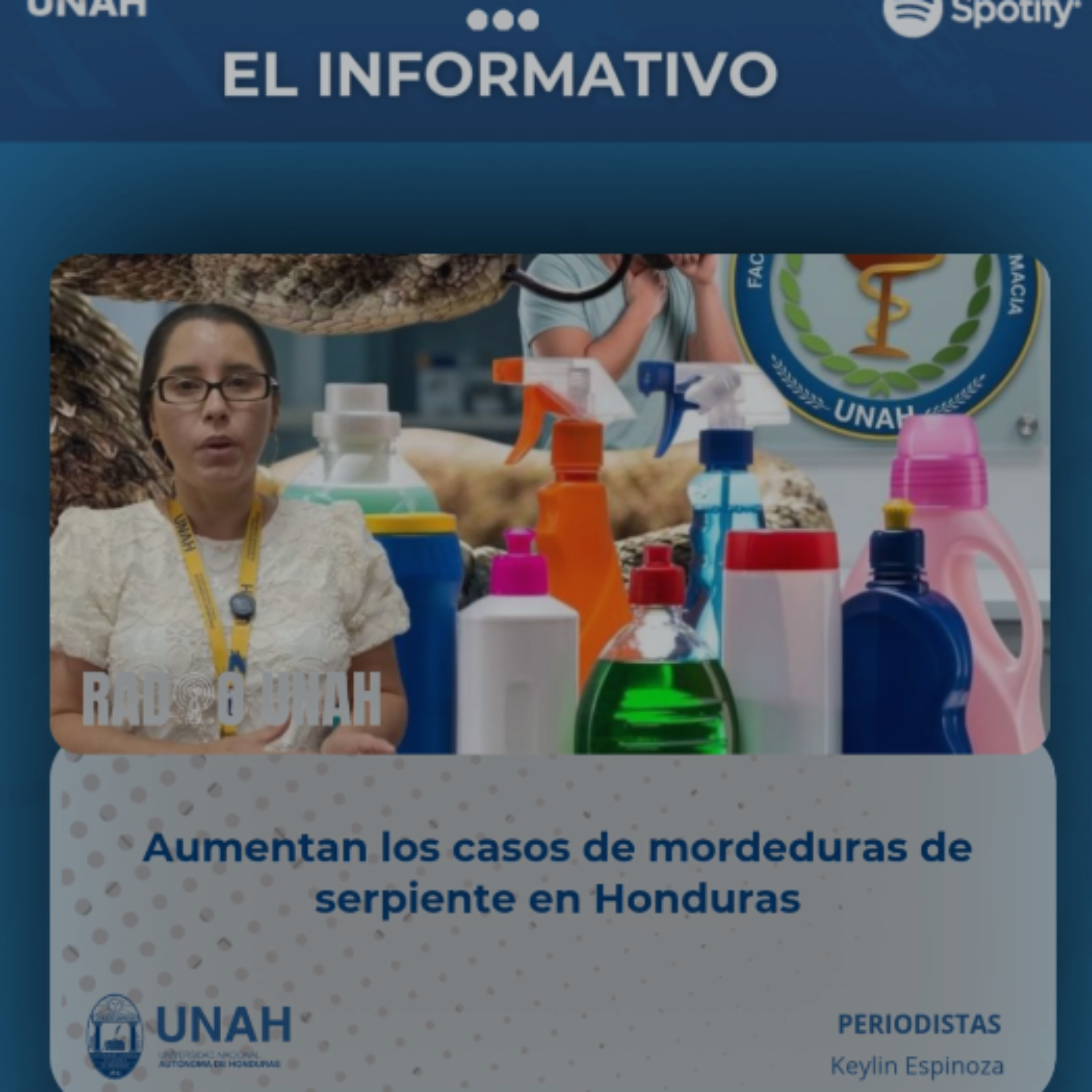 Portada de Podcast UNAH