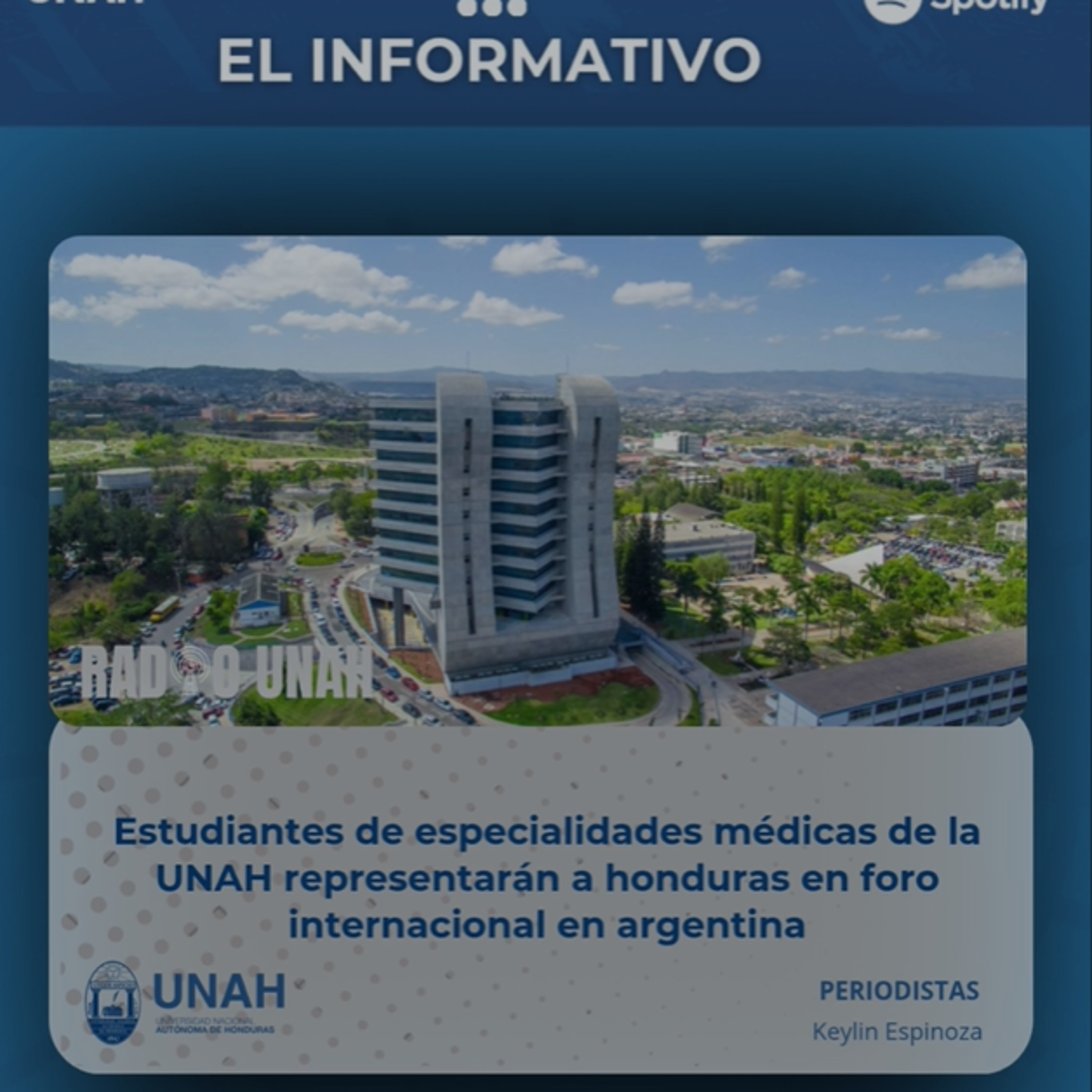 Portada de Podcast UNAH