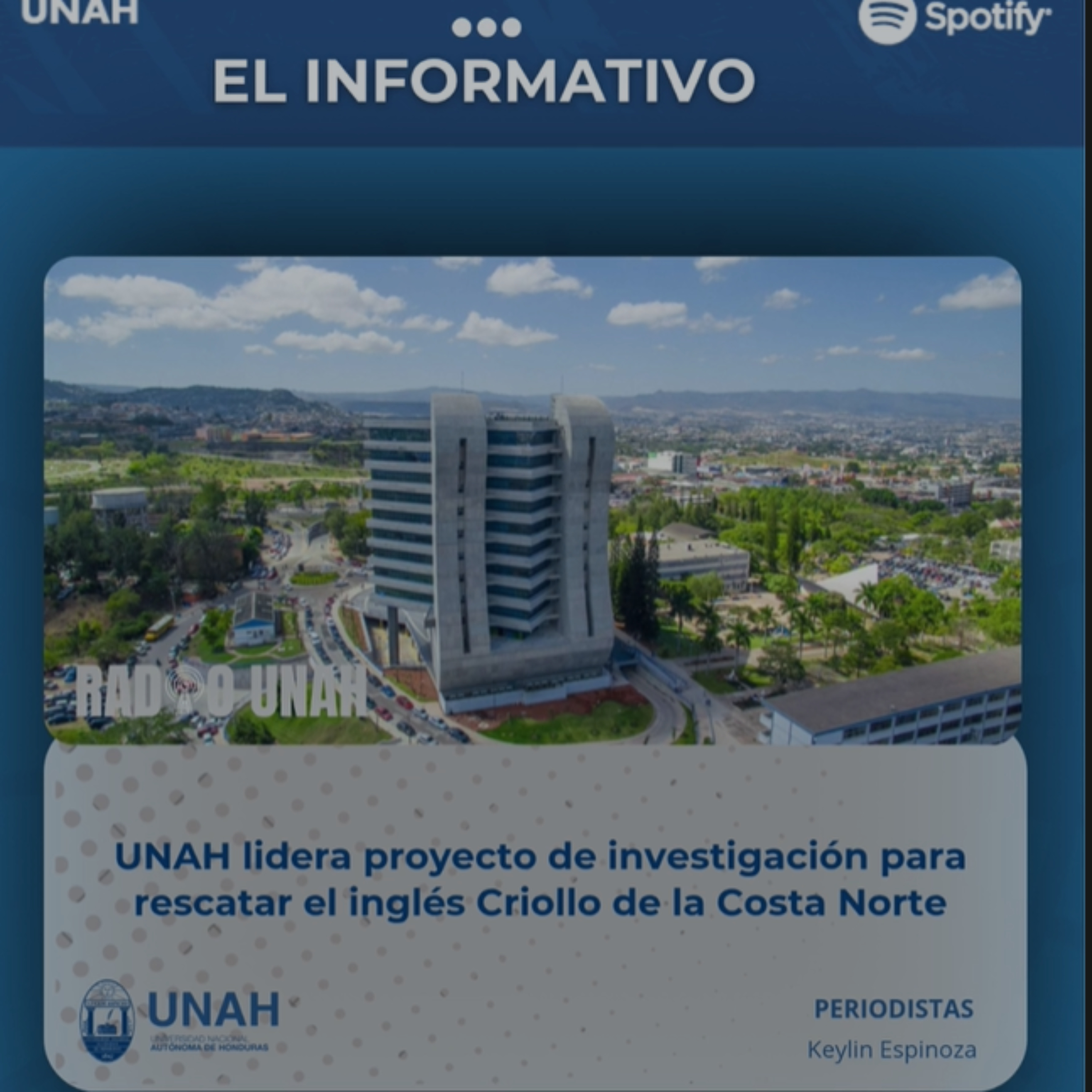 Portada de Podcast UNAH