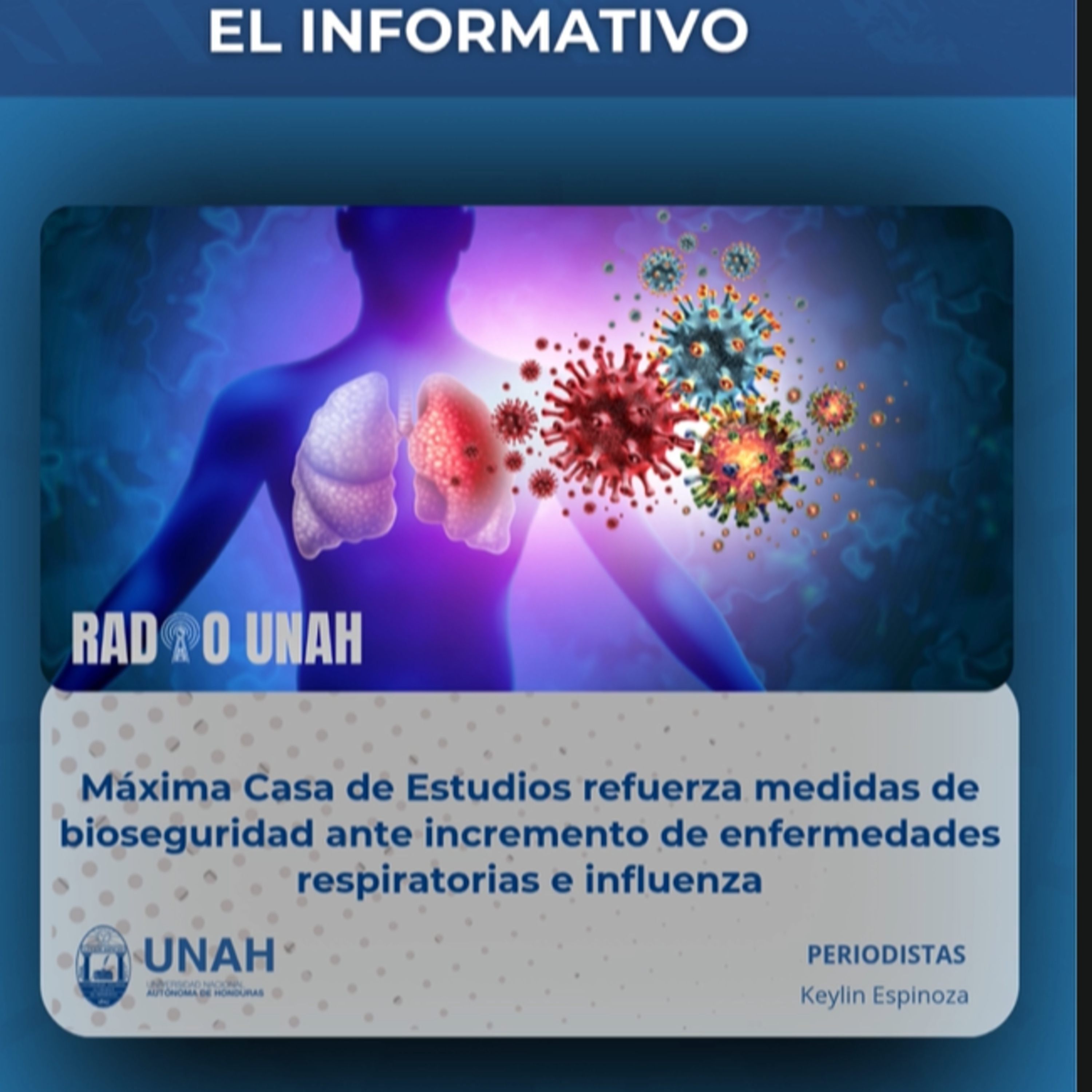 Portada de Podcast UNAH