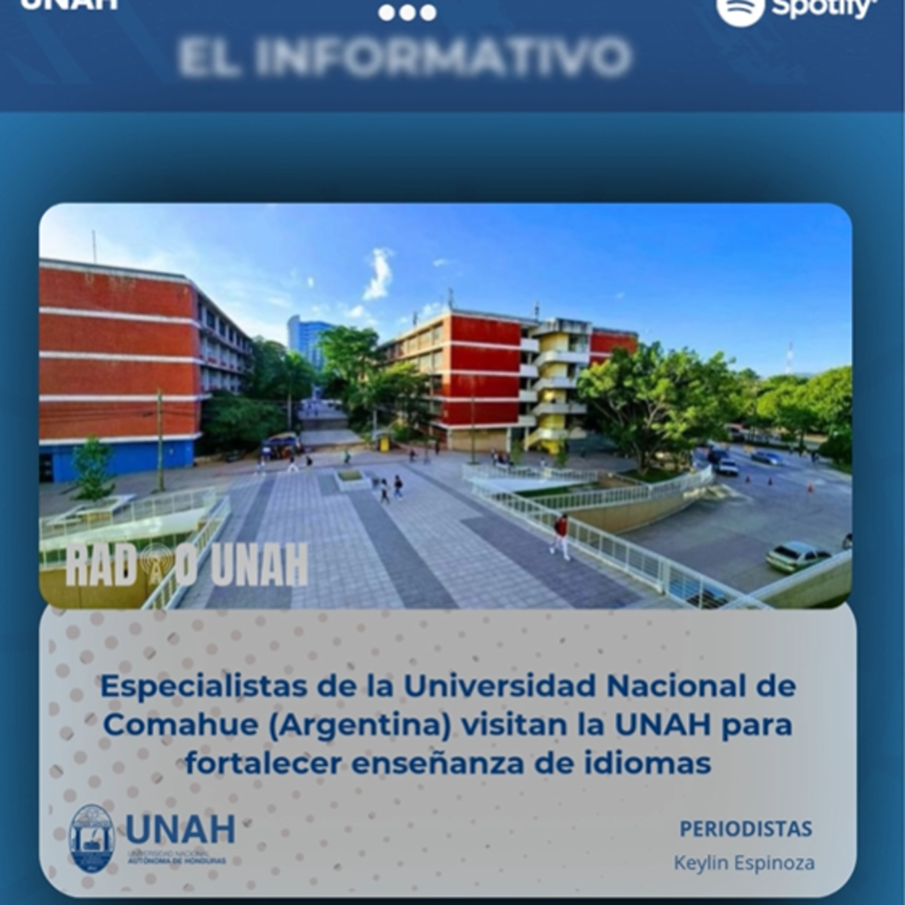 Portada de Podcast UNAH
