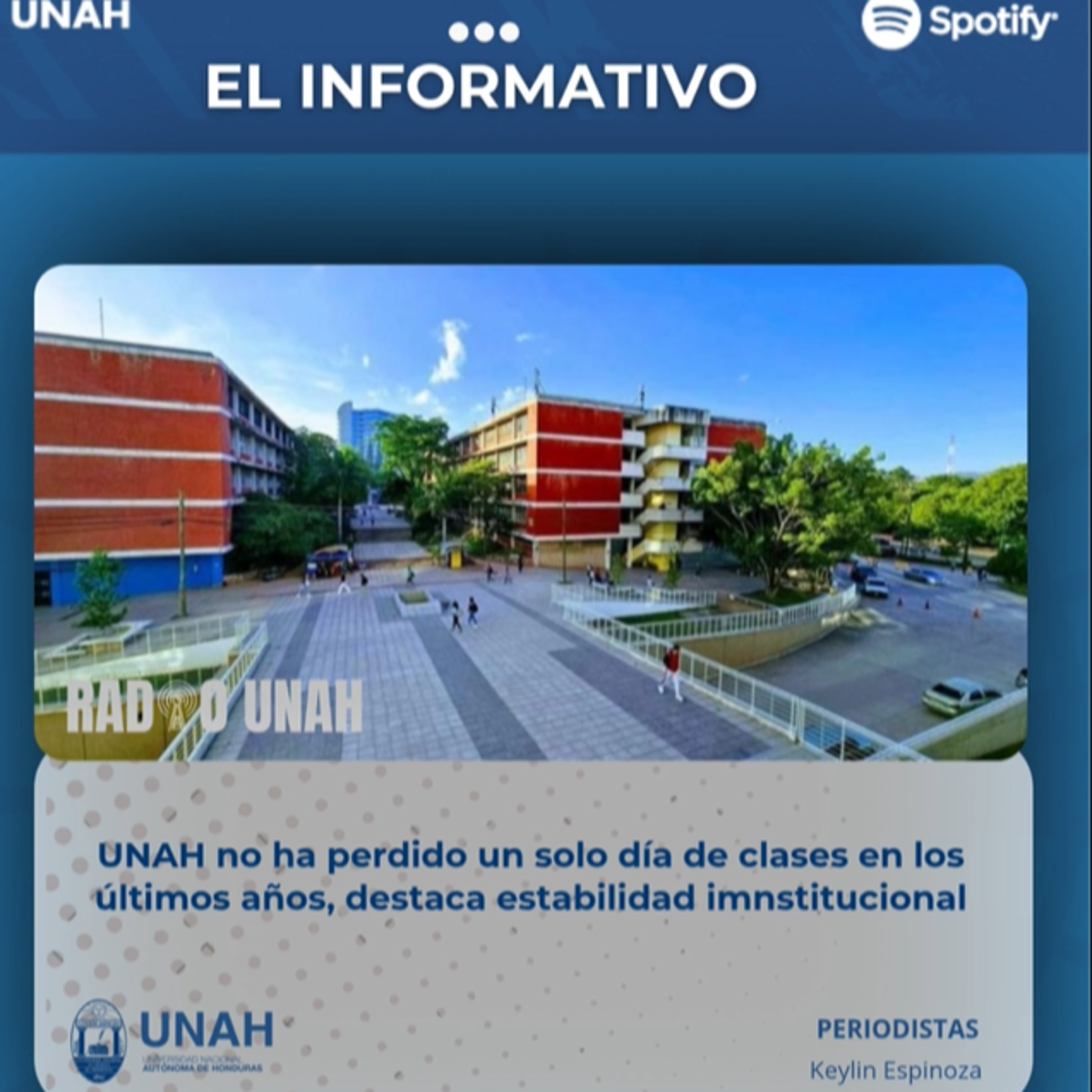 Portada de Podcast UNAH