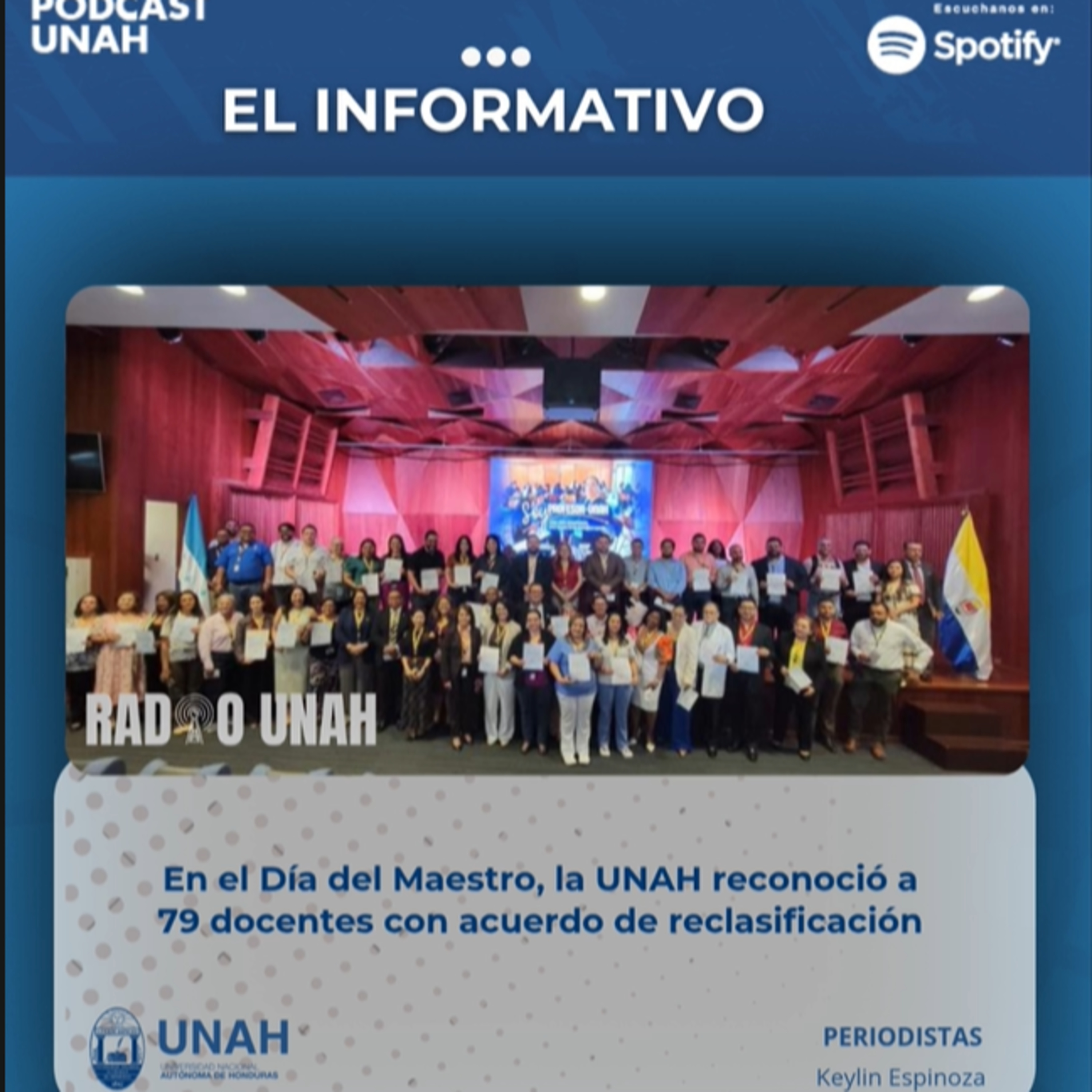 Portada de Podcast UNAH