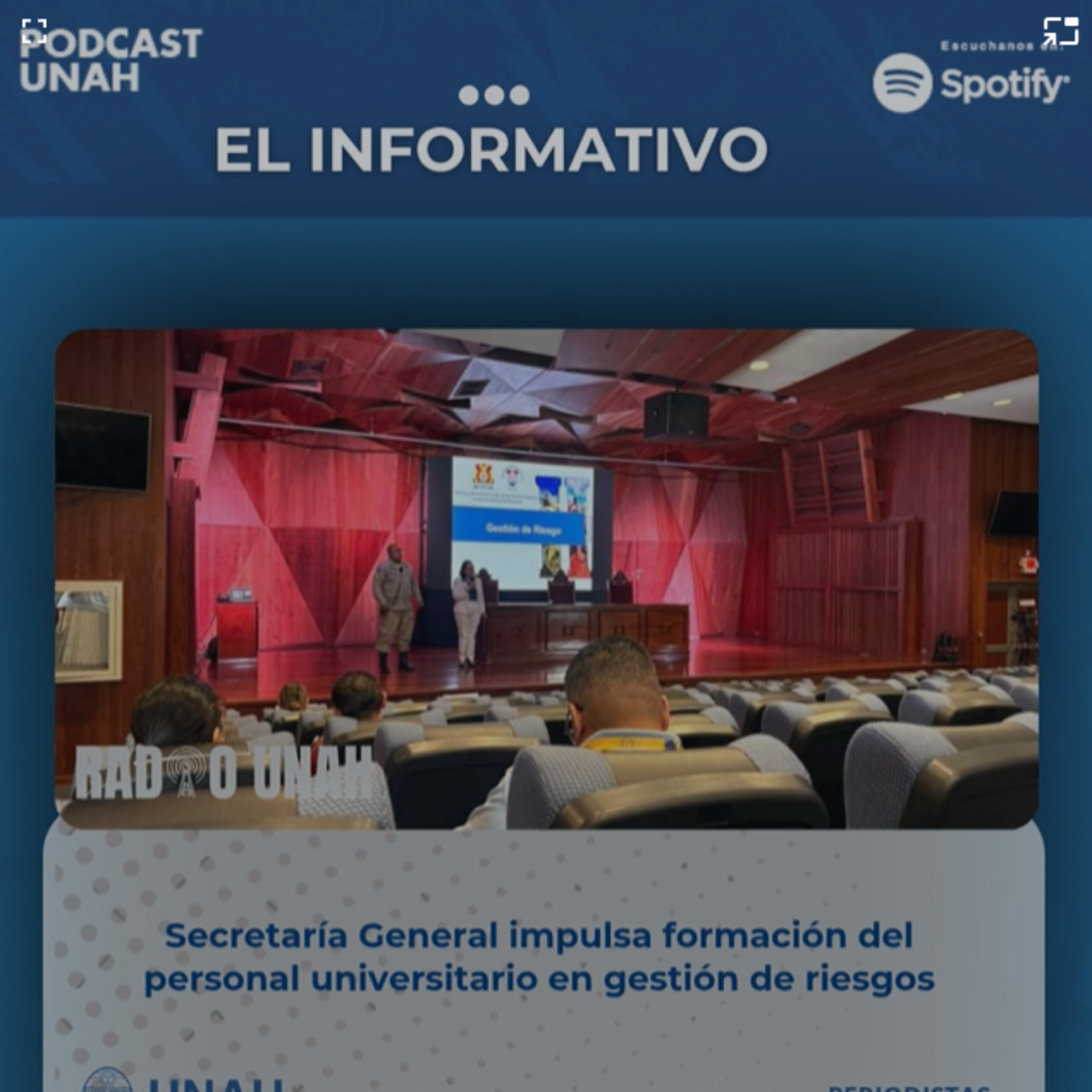 Portada de Podcast UNAH