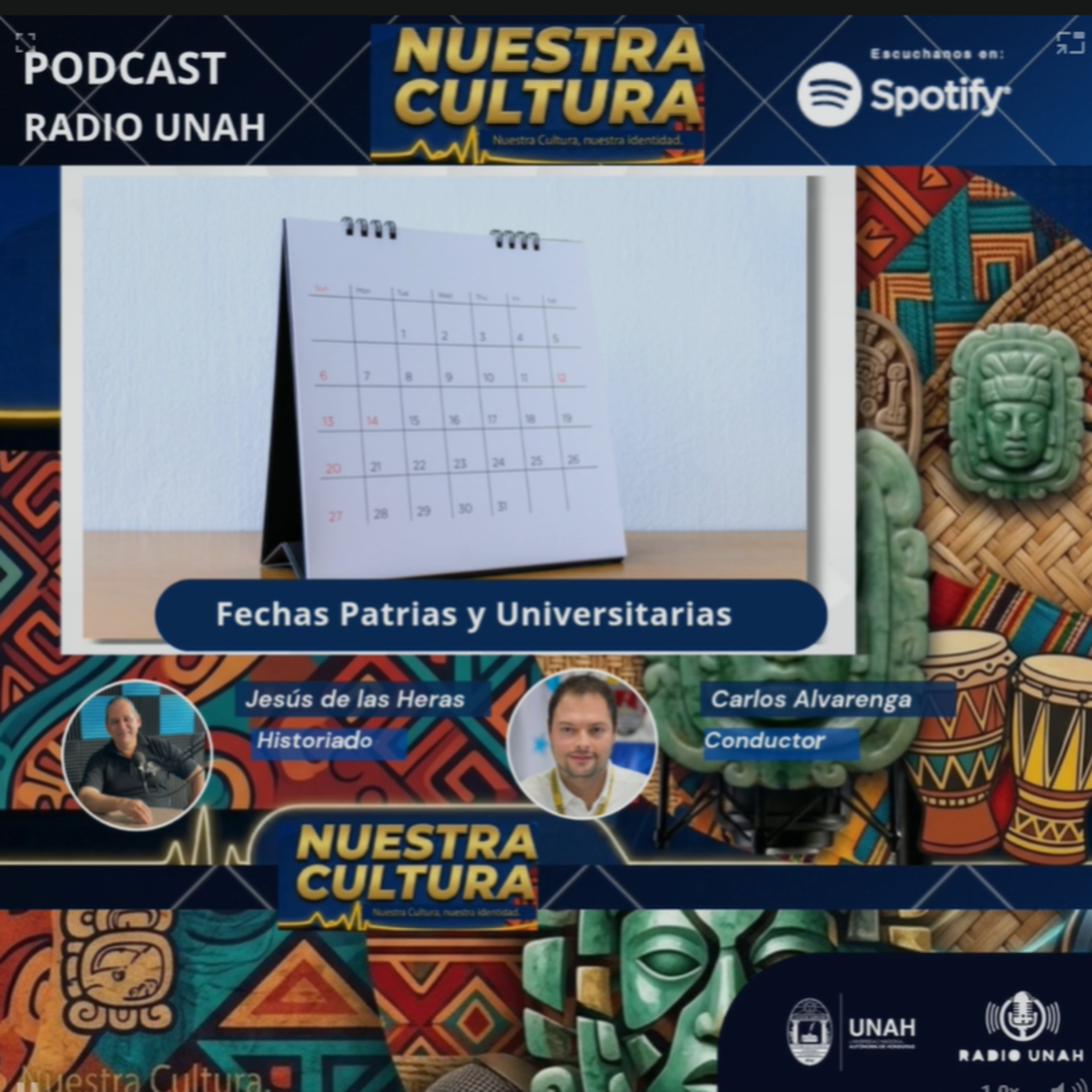 Portada de Podcast UNAH