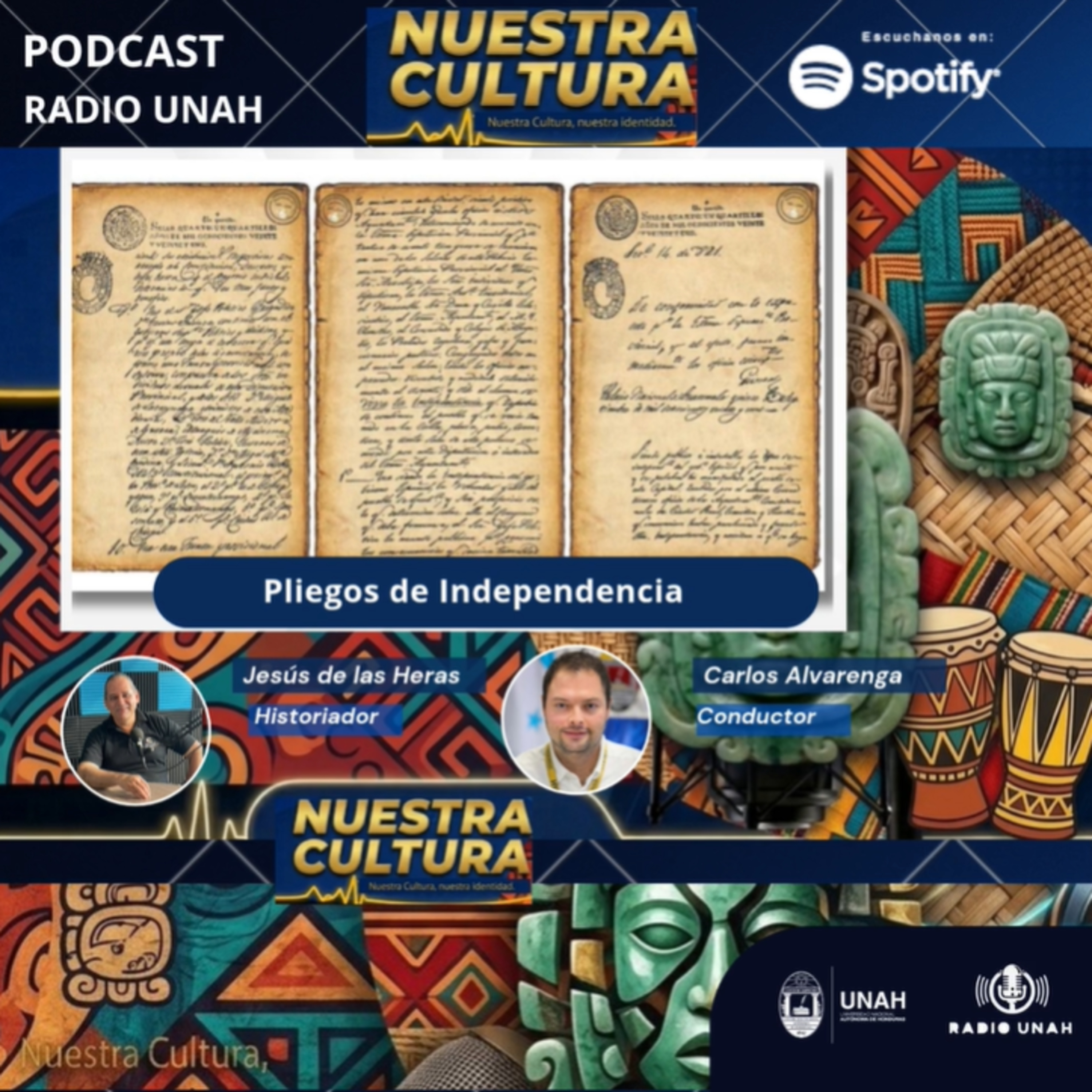 Portada de Podcast UNAH