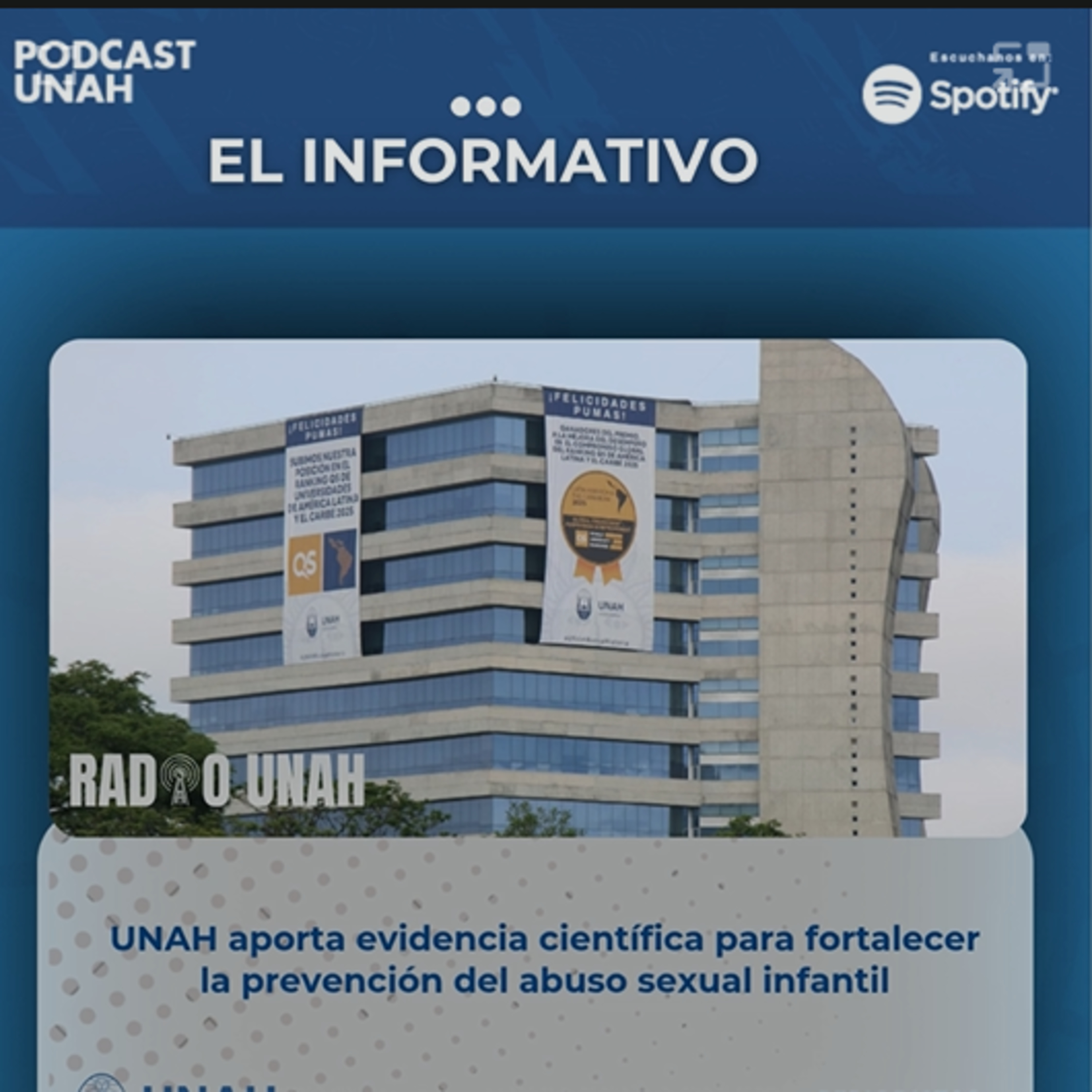Portada de Podcast UNAH