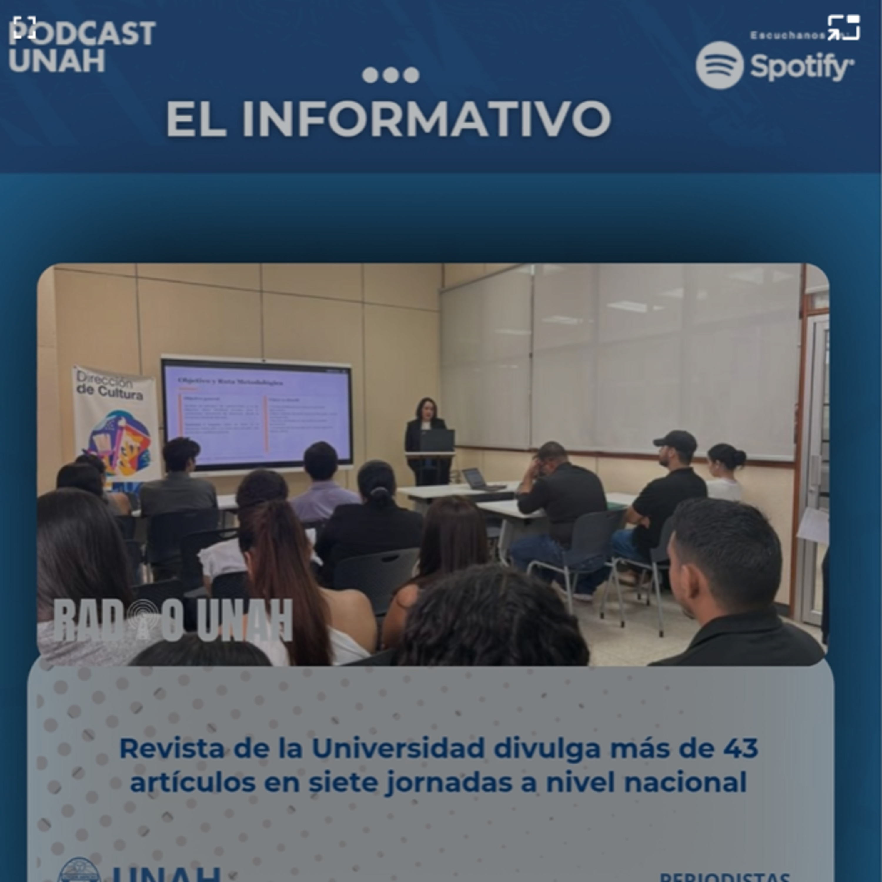 Portada de Podcast UNAH