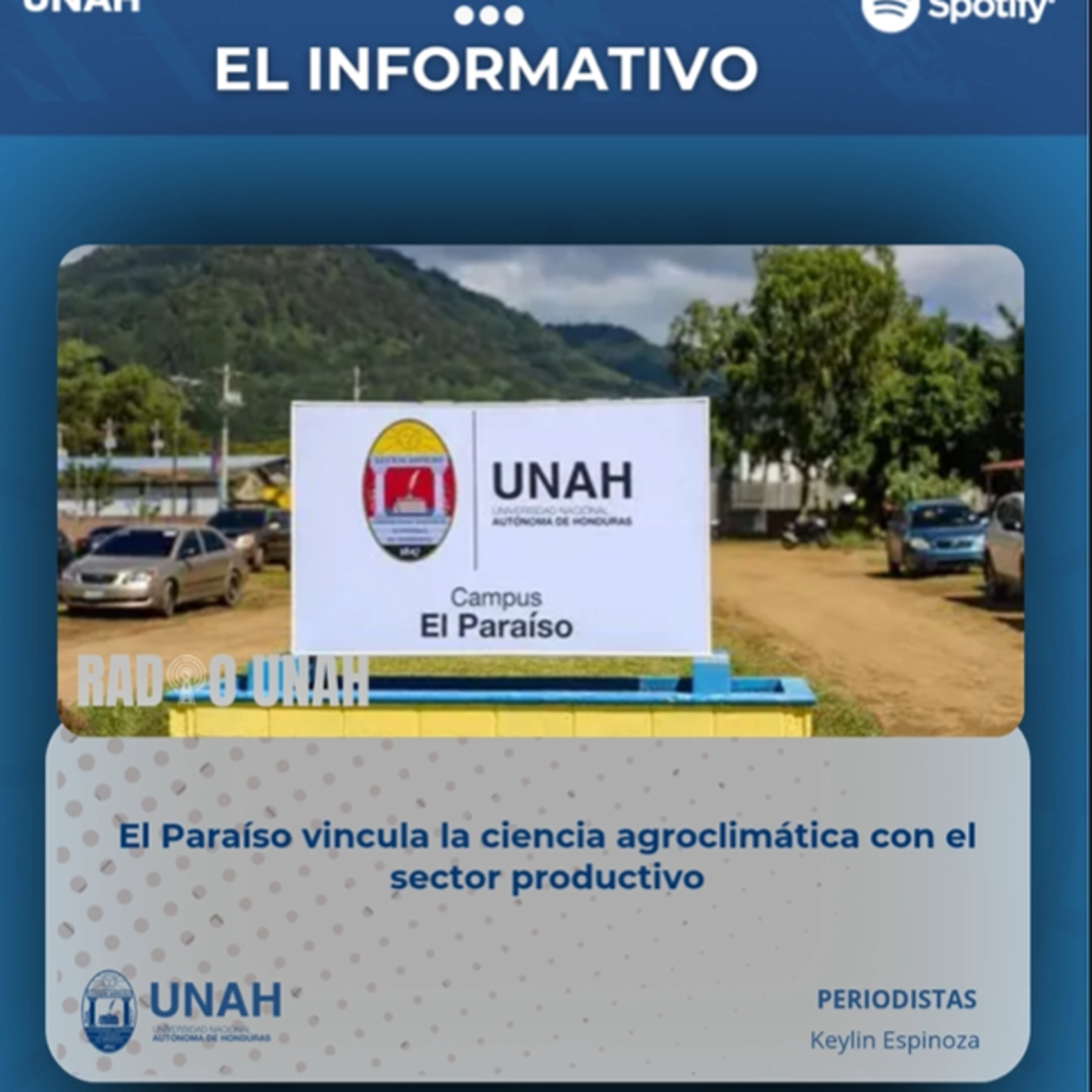 Portada de Podcast UNAH