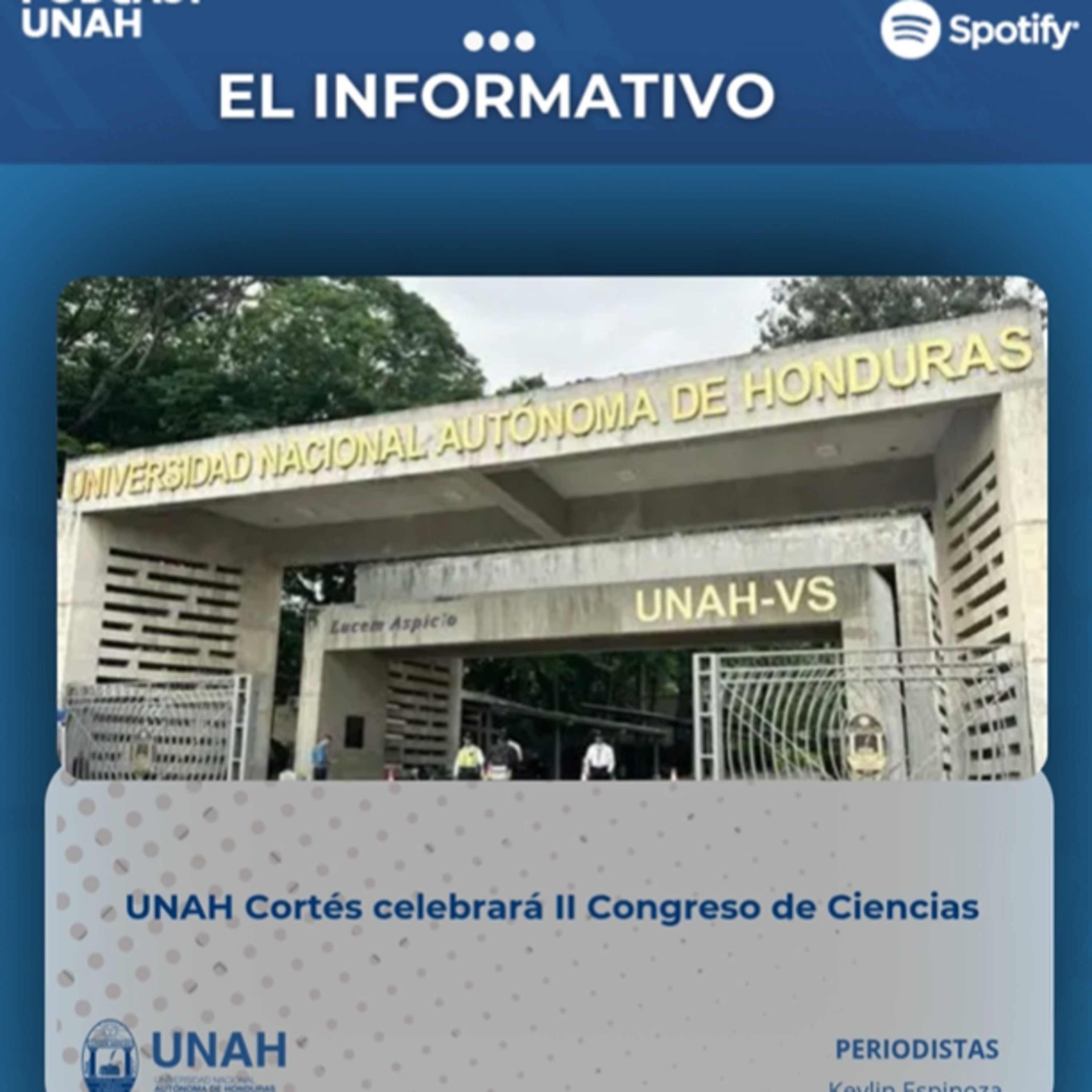 Portada de Podcast UNAH