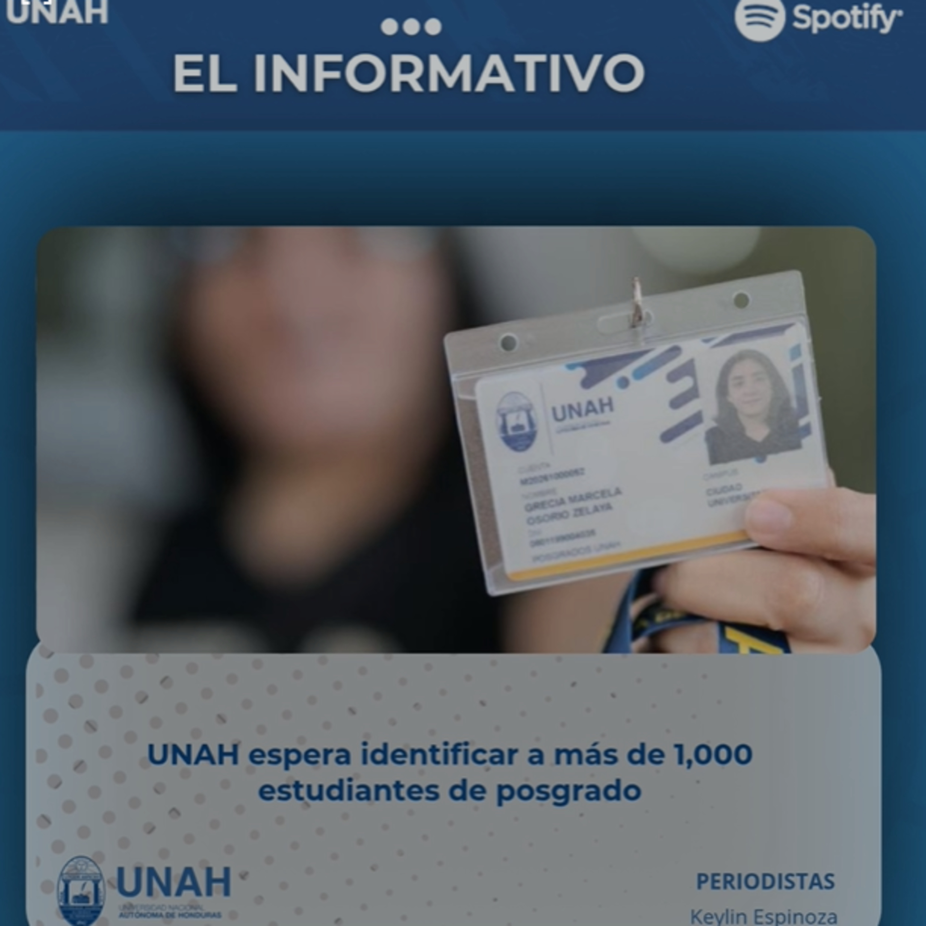 Portada de Podcast UNAH