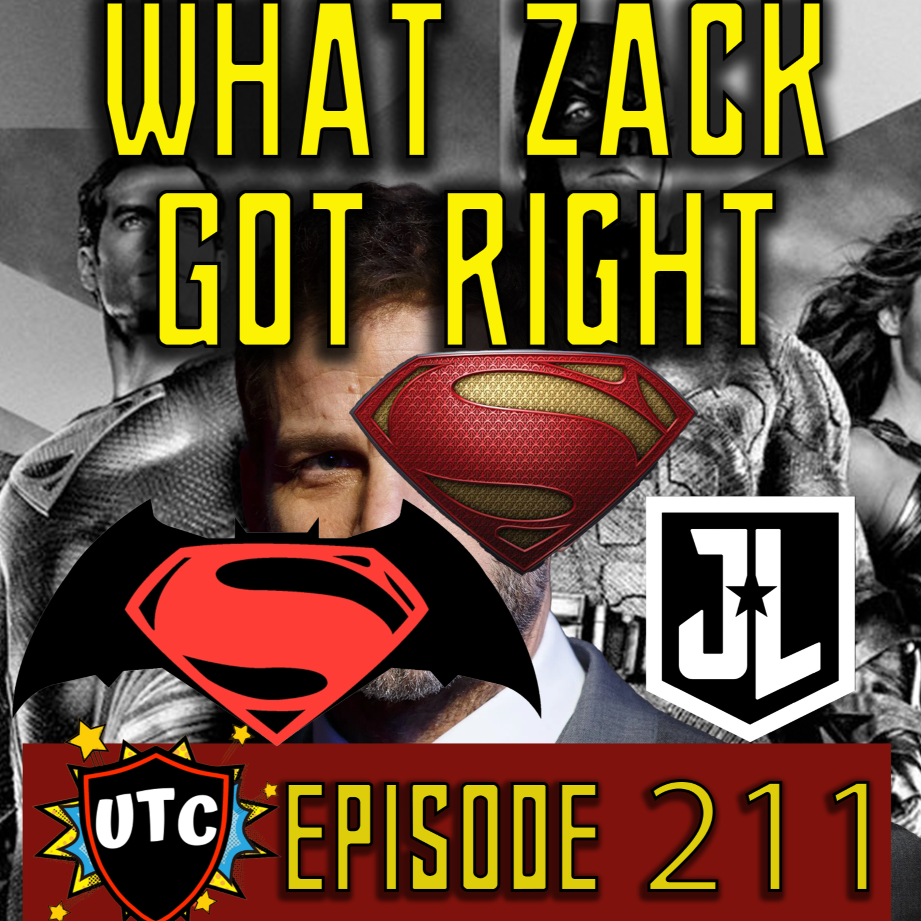 Episode 211: What Zack Snyder Got Right. . . And Wrong About DC episode artwork
