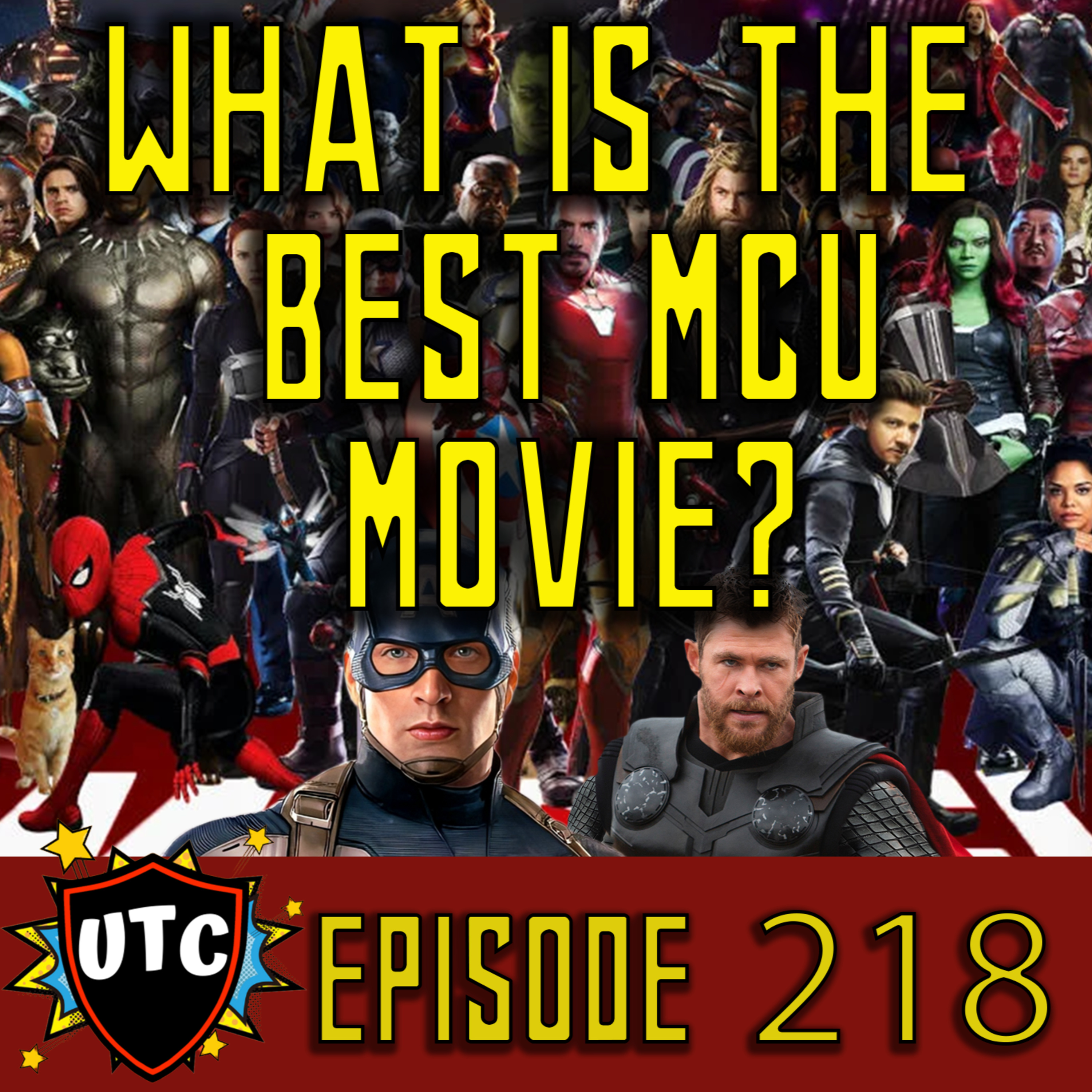 Episode 218: The Definitive Marvel Cinematic Universe Tier List  episode artwork