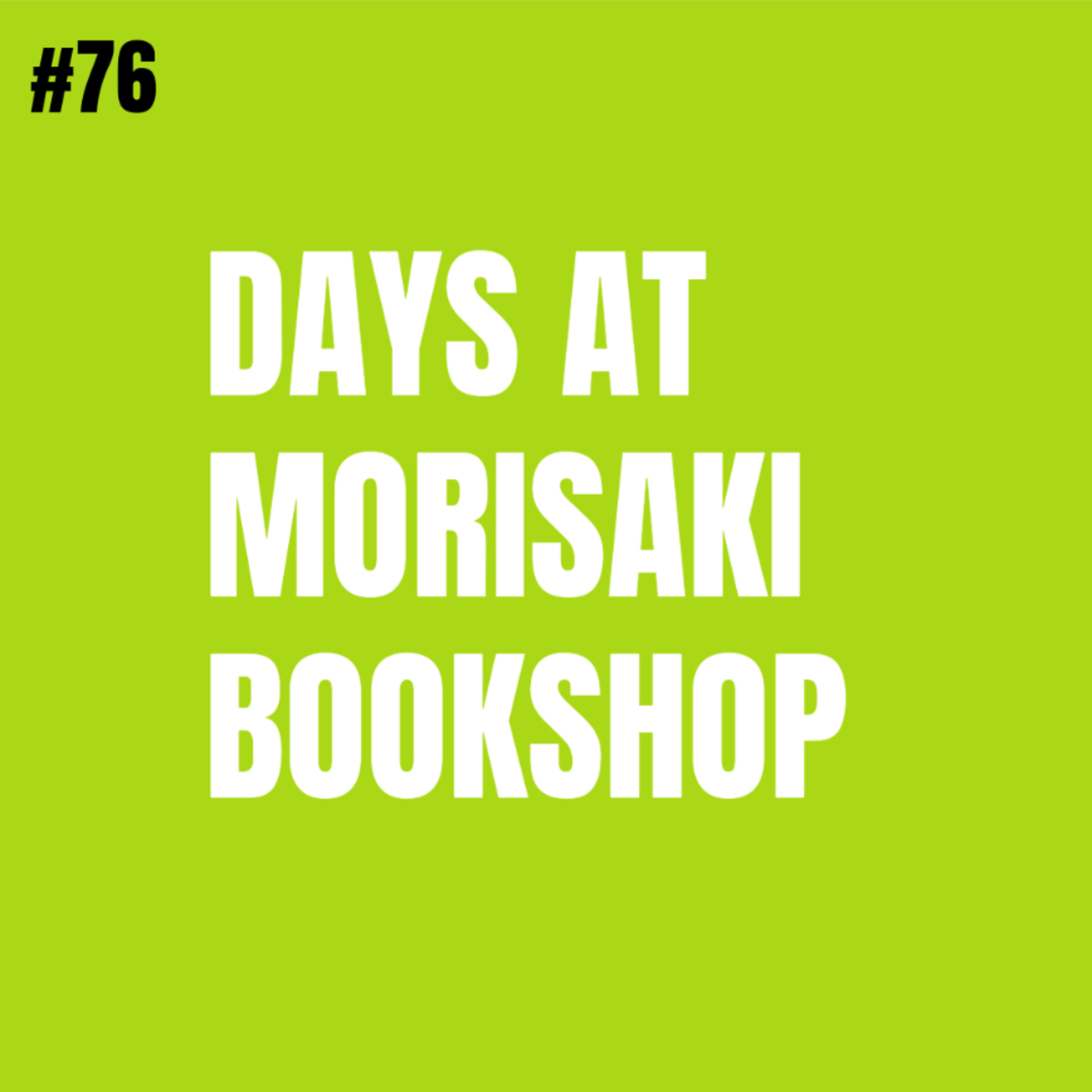 #76 - Days at the Morisaki Bookshop | Books Tamil