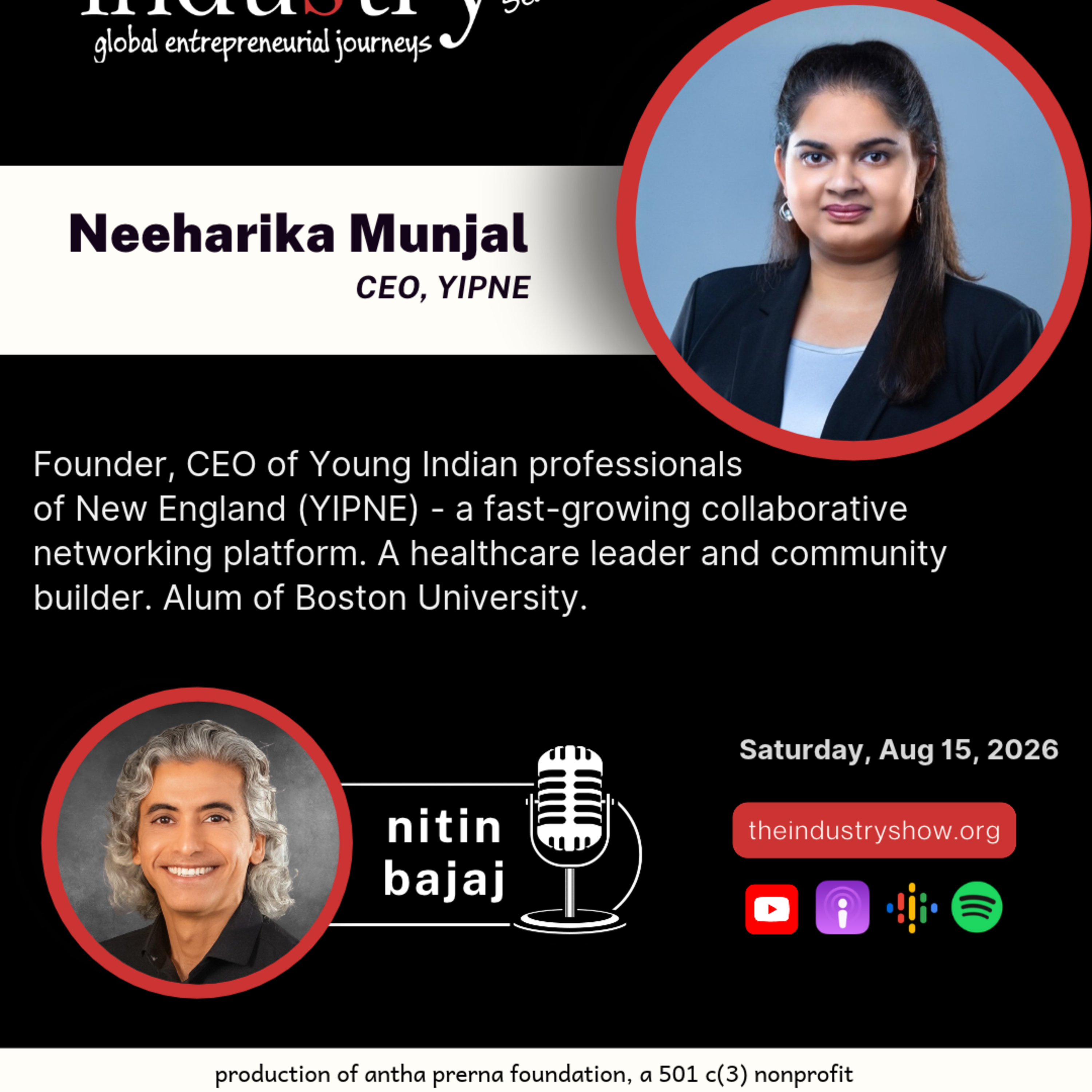 The INDUStry Show w Neeharika Munjal episode artwork