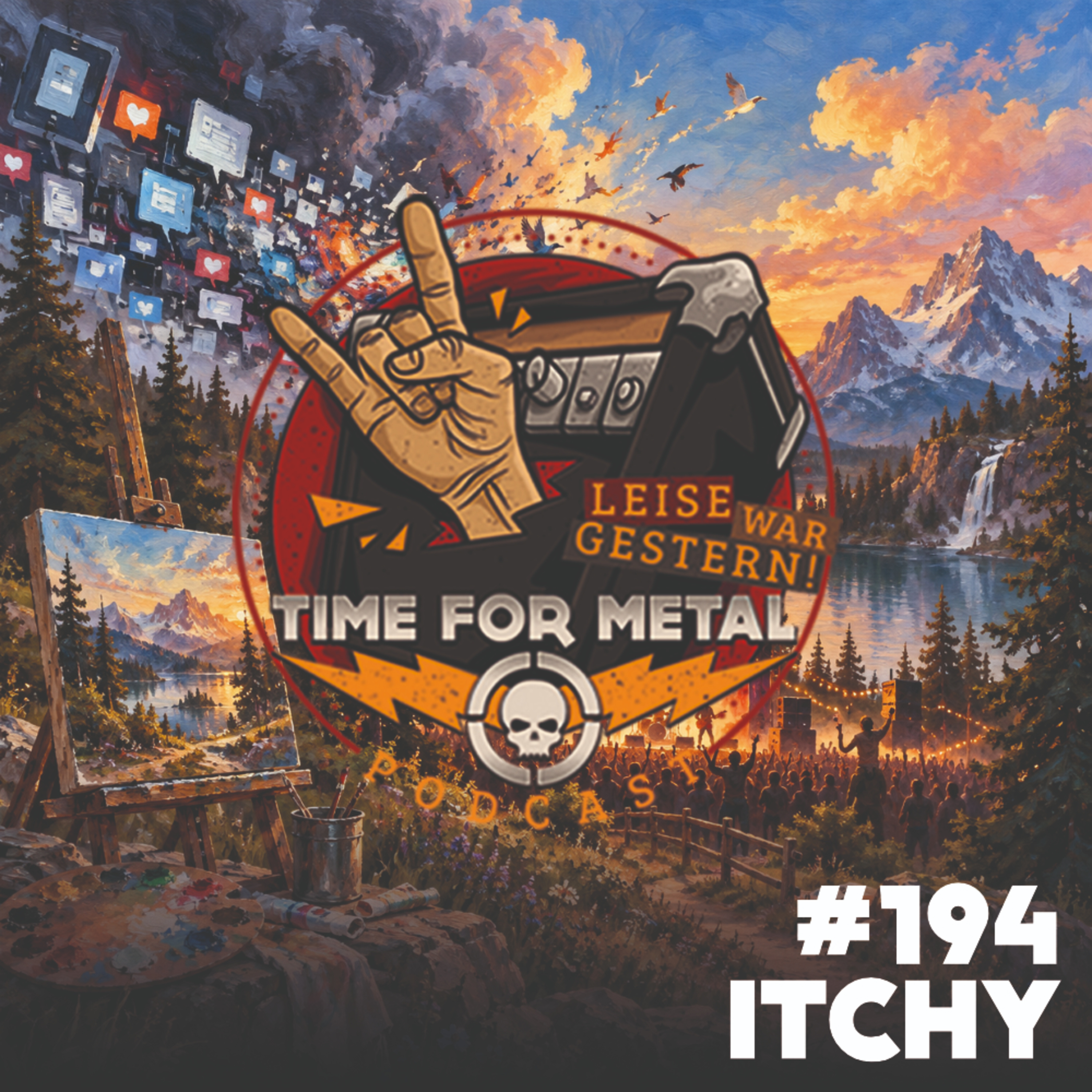 25 Jahre Itchy (Max und Sibi) – Social Media, Live-Musik und Happy Little Accidents – Folge #194