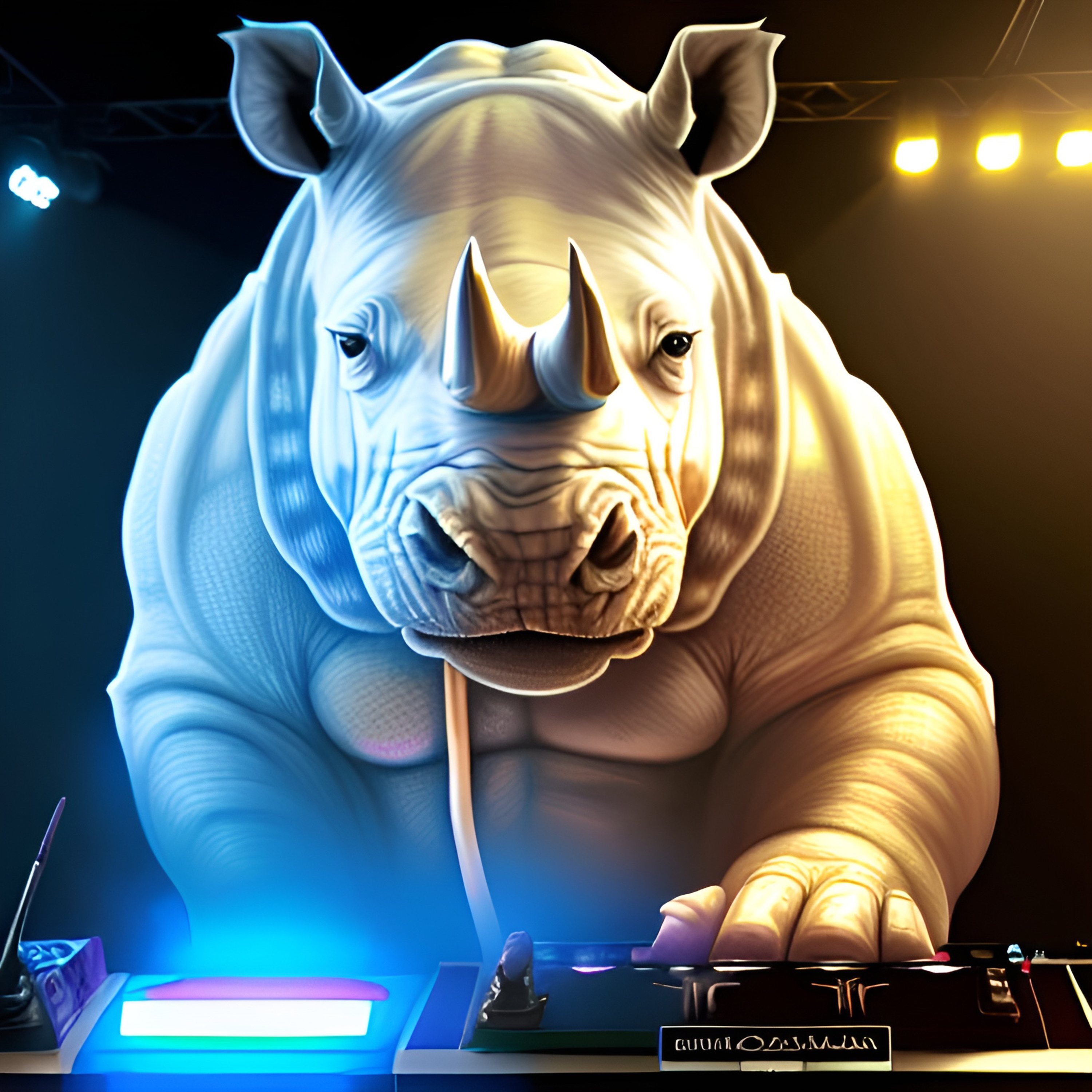 Adventures of the Albino Rhino