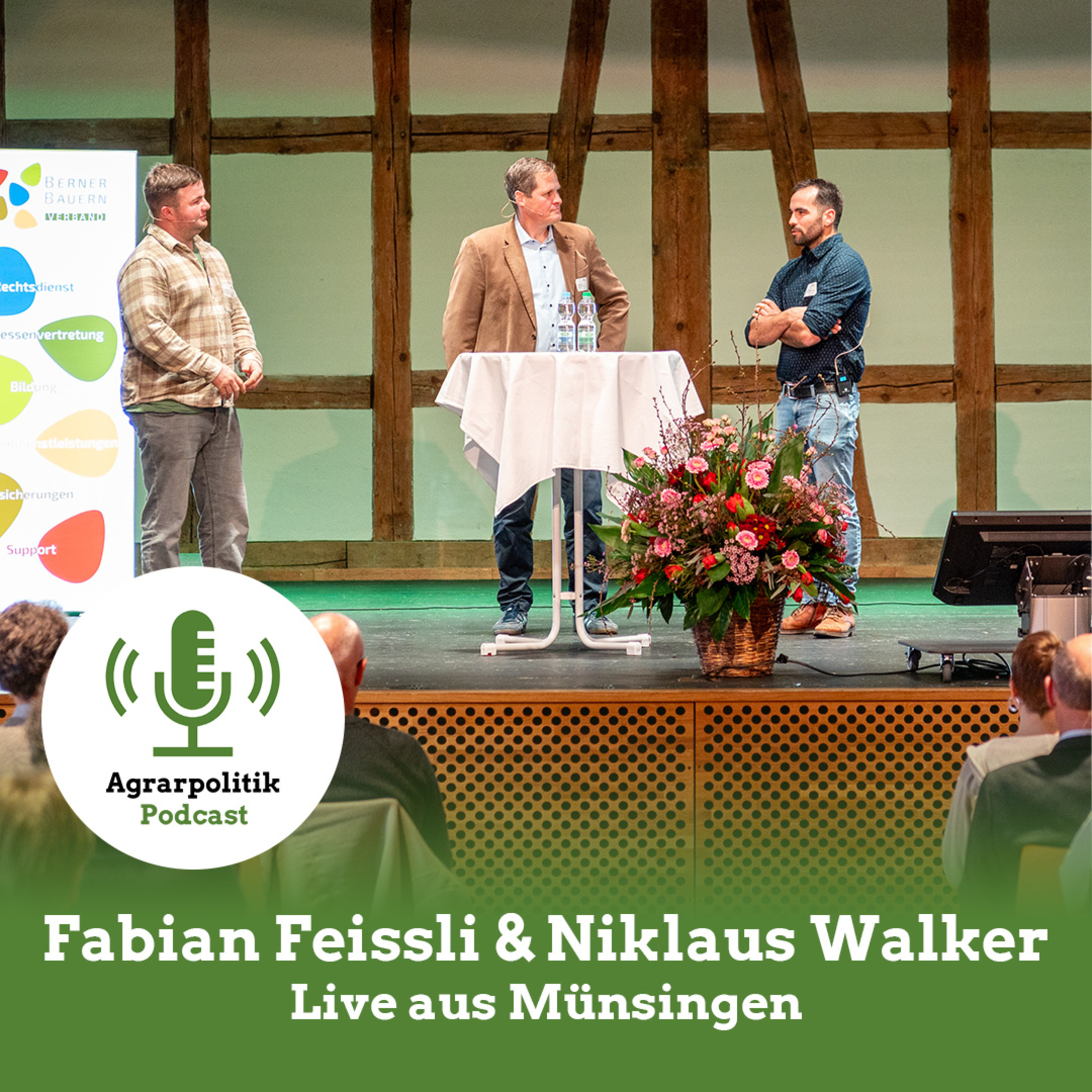 Agrarpolitik mit Fabian Feissli und Niklaus Walker: Chancen und Grenzen vielfältiger Berner Landwirtschaft