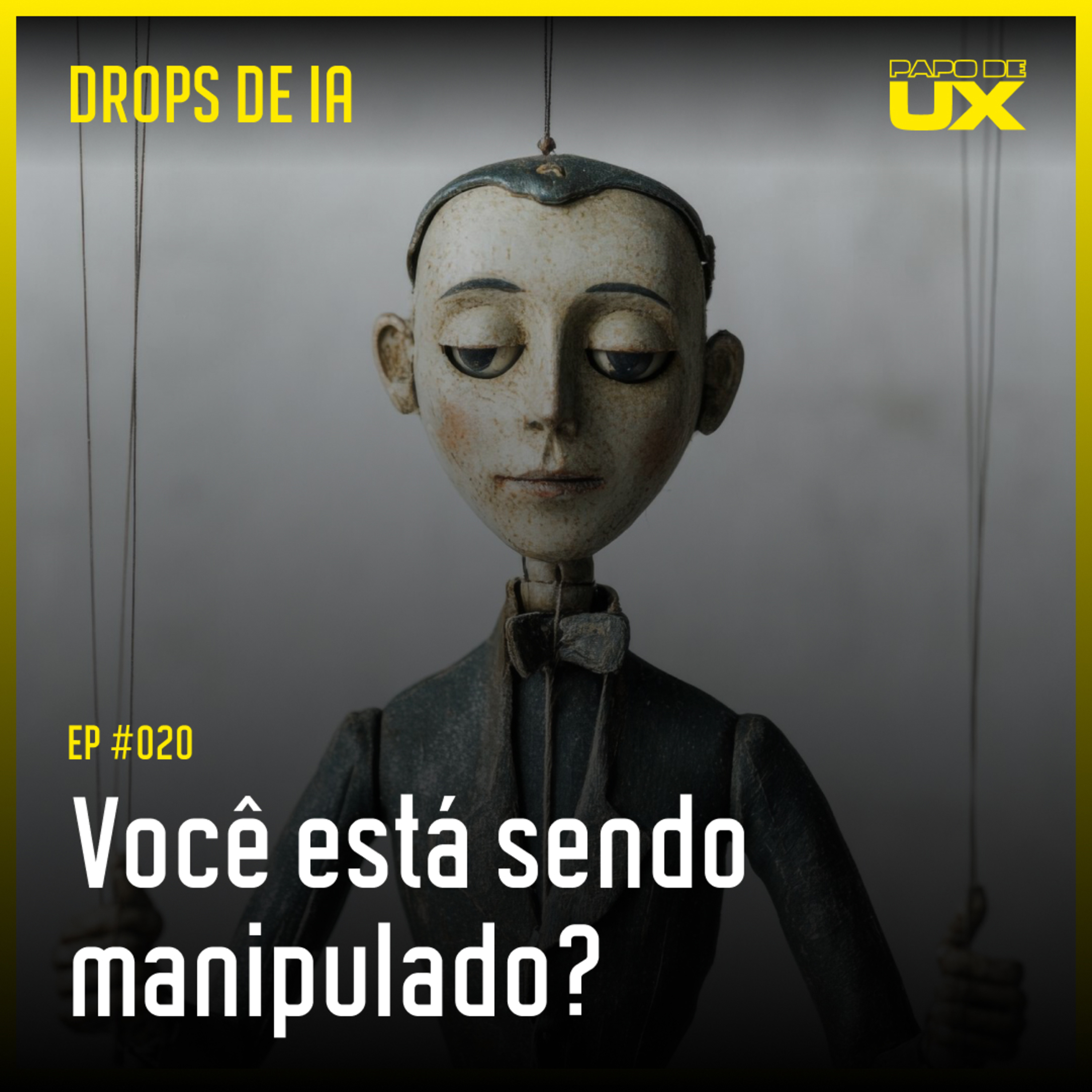 Você está sendo manipulado? Como os algoritmos de IA moldam o que você pensa | Drops de IA #20 episode artwork