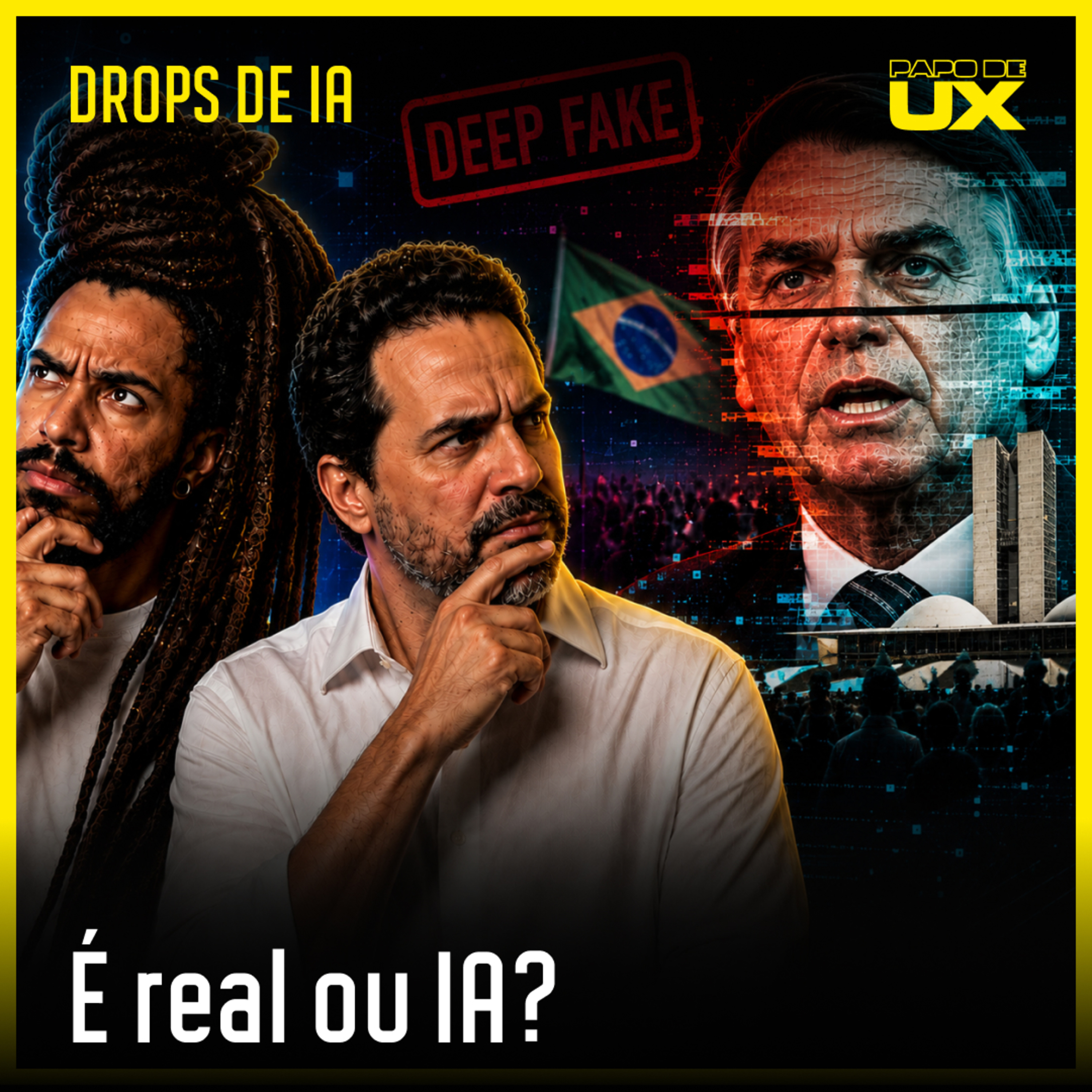 Deepfakes nas eleições 2026: o perigo real que pode mudar seu voto | Drops de IA #25 episode artwork