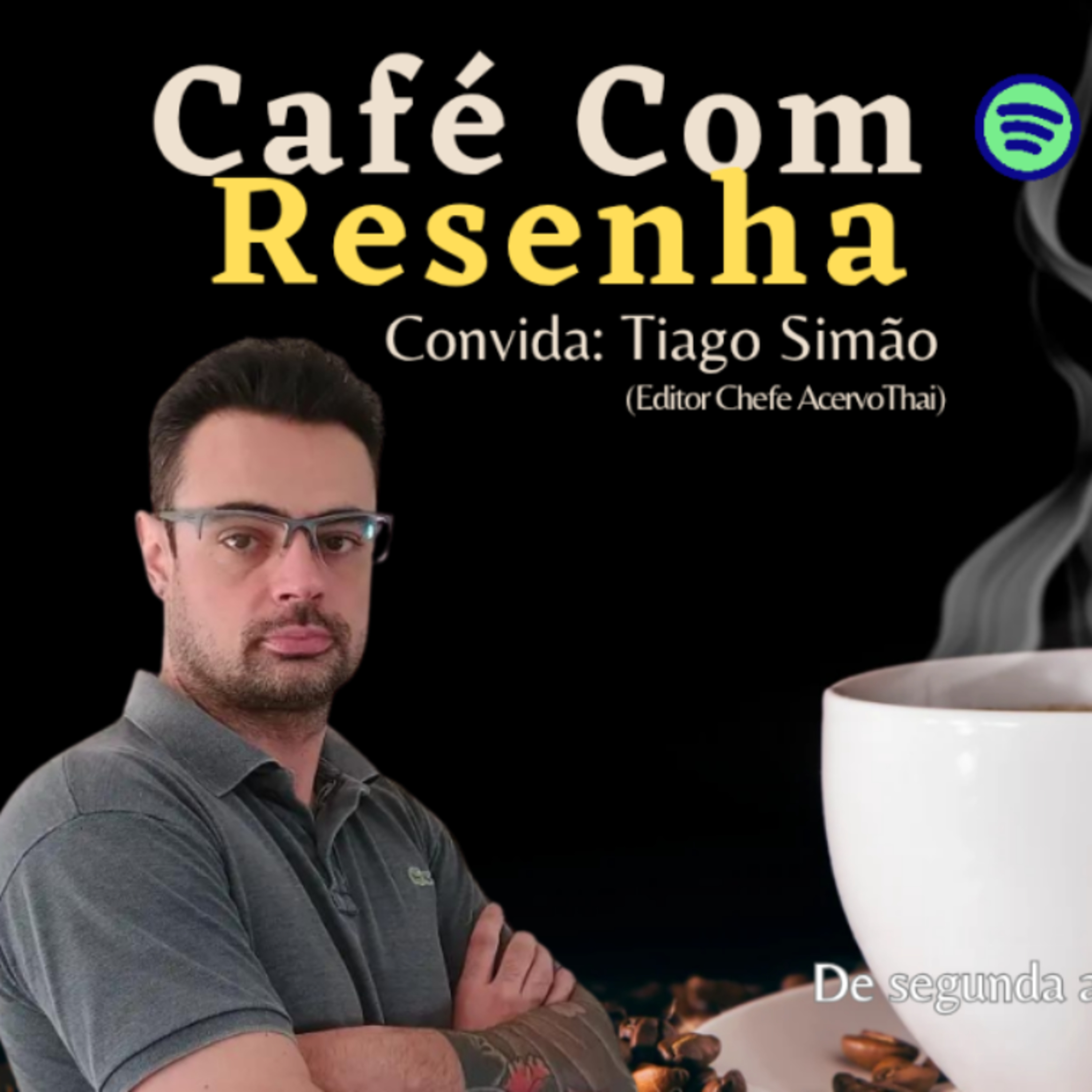 Café com Resenha #87 Tiago Simao episode artwork