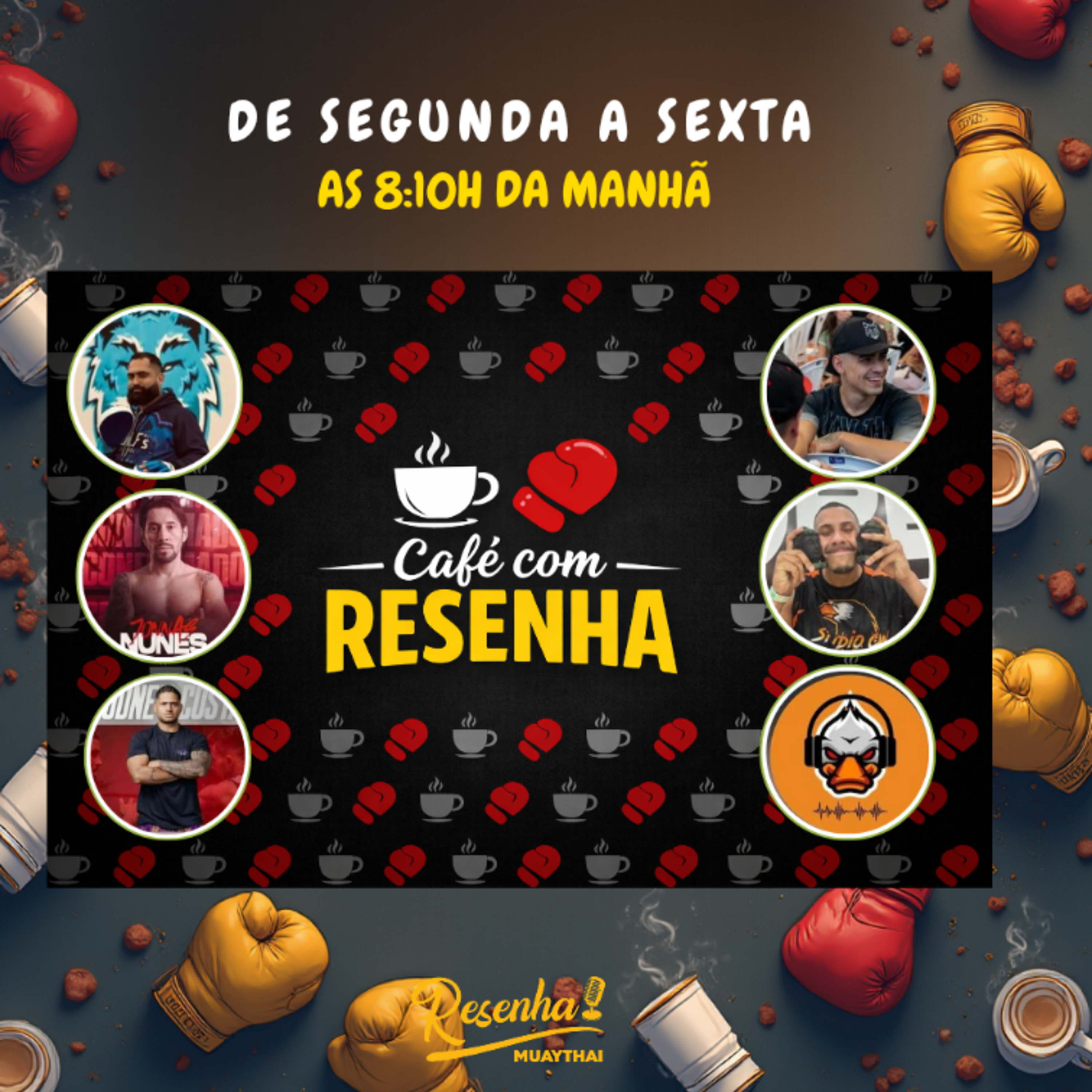 QUEM DEVE LUTAR COM FELIPE ROSA? CAFE COM RESENHA #179 episode artwork