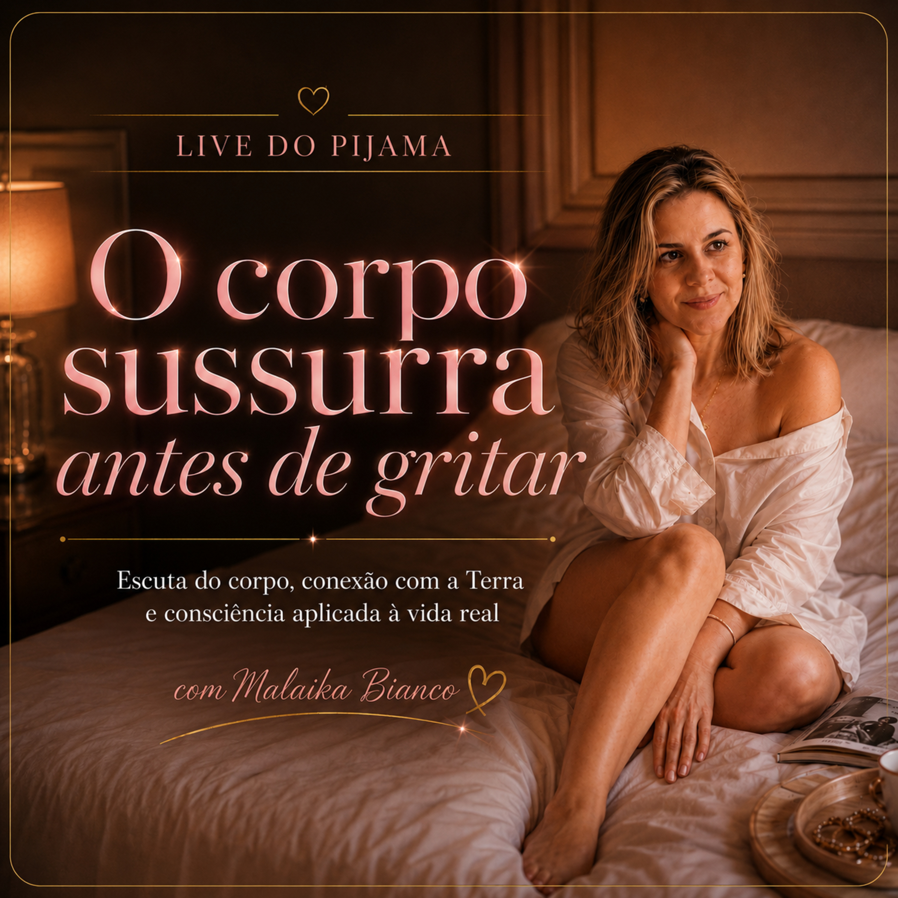 Live do Pijama | Consciência aplicada à vida real com Malaika Bianco - Você escuta seu corpo? episode artwork