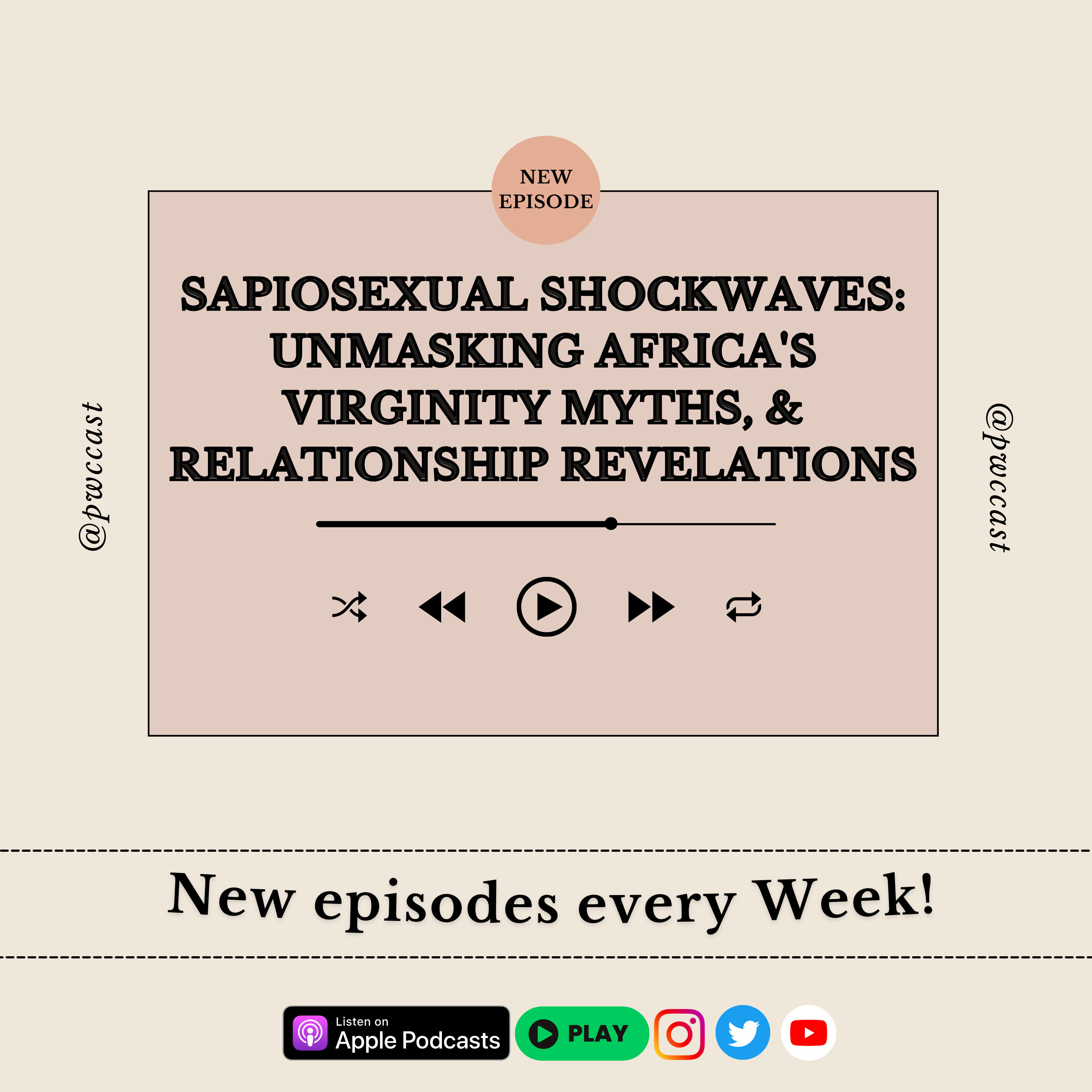 EP 14/24 - Sapiosexual Shockwaves: Unmasking Africa's Virginity Myths, & Relationship Revelations  episode artwork