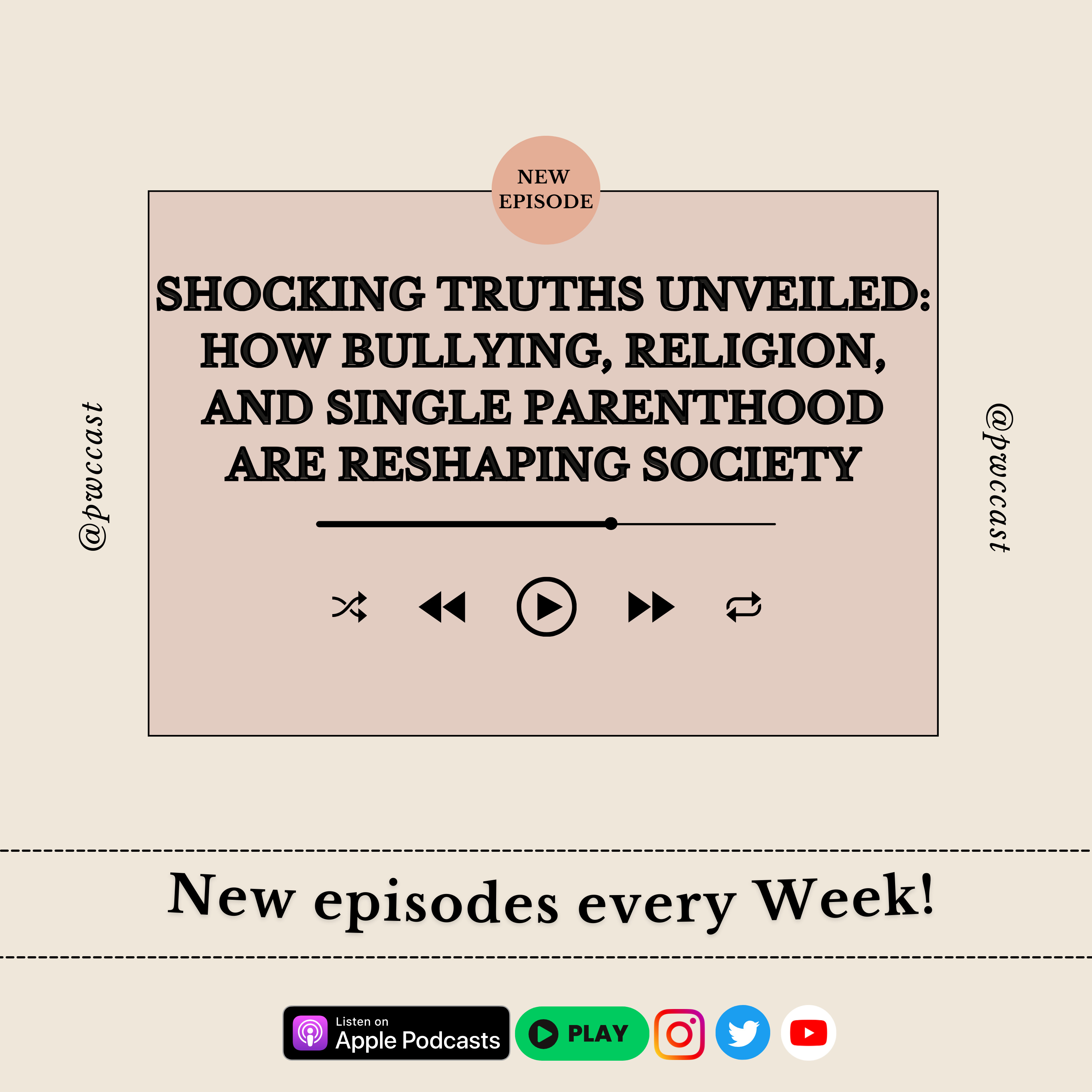 EP 25/24 - Shocking Truths Unveiled: How Bullying, Religion, & Single Parenthood Are Reshaping Society  episode artwork