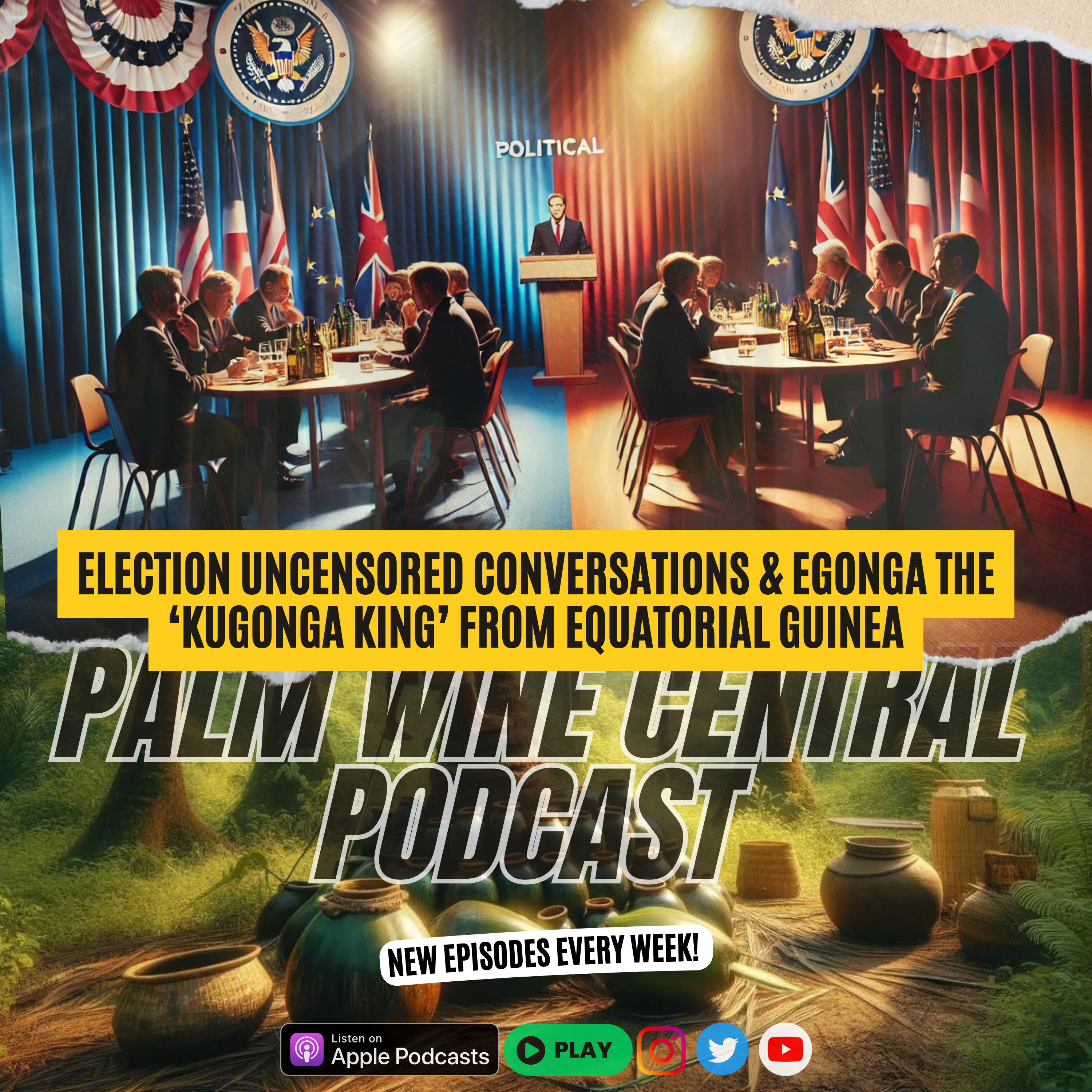 Ep 41/24 - Election Uncensored Conversations & Egonga the ‘Kugonga King’ from Equatorial Guinea episode artwork