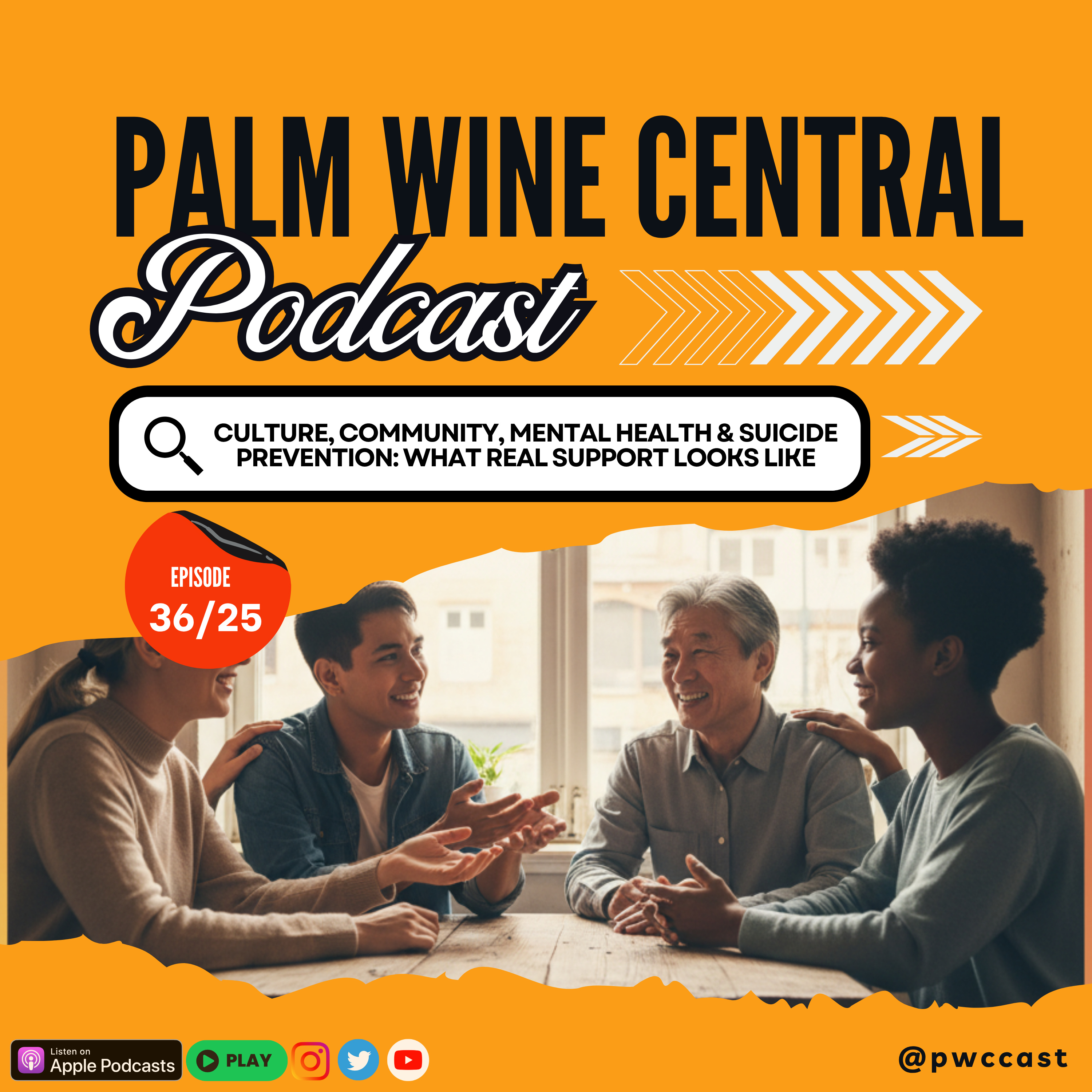 Culture, Community, Mental Health & Suicide Prevention: What Real Support Looks Like | EP #36/25 episode artwork