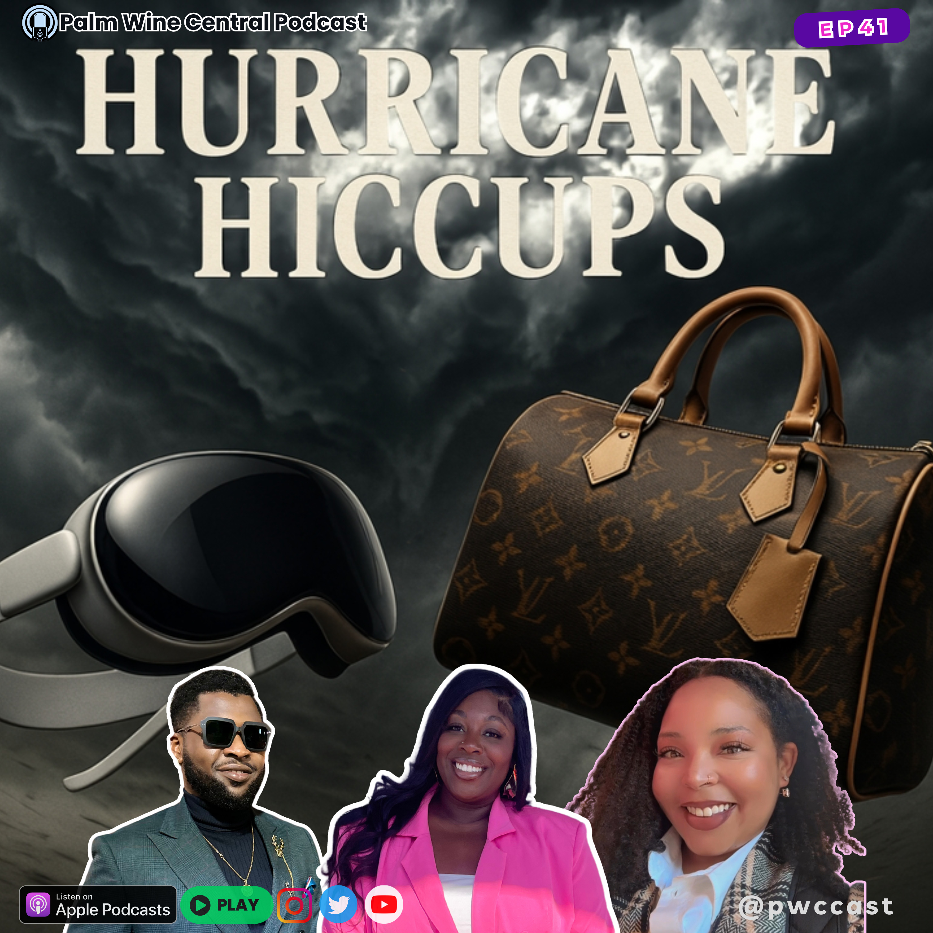 Stuck in a Hurricane, Fed Dry Ramen, & $4000 Apple Vision Pro vs. $3700 Louis Vuitton Bag | EP41/25 episode artwork