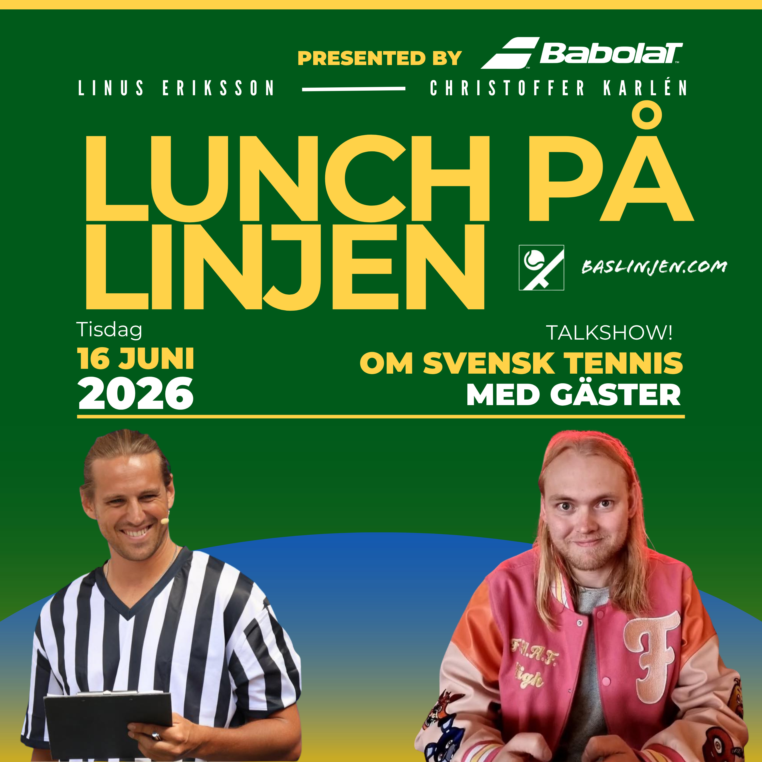 Lunch på Linjen, 16 juni 2026! Med Emil Holmgren episode artwork